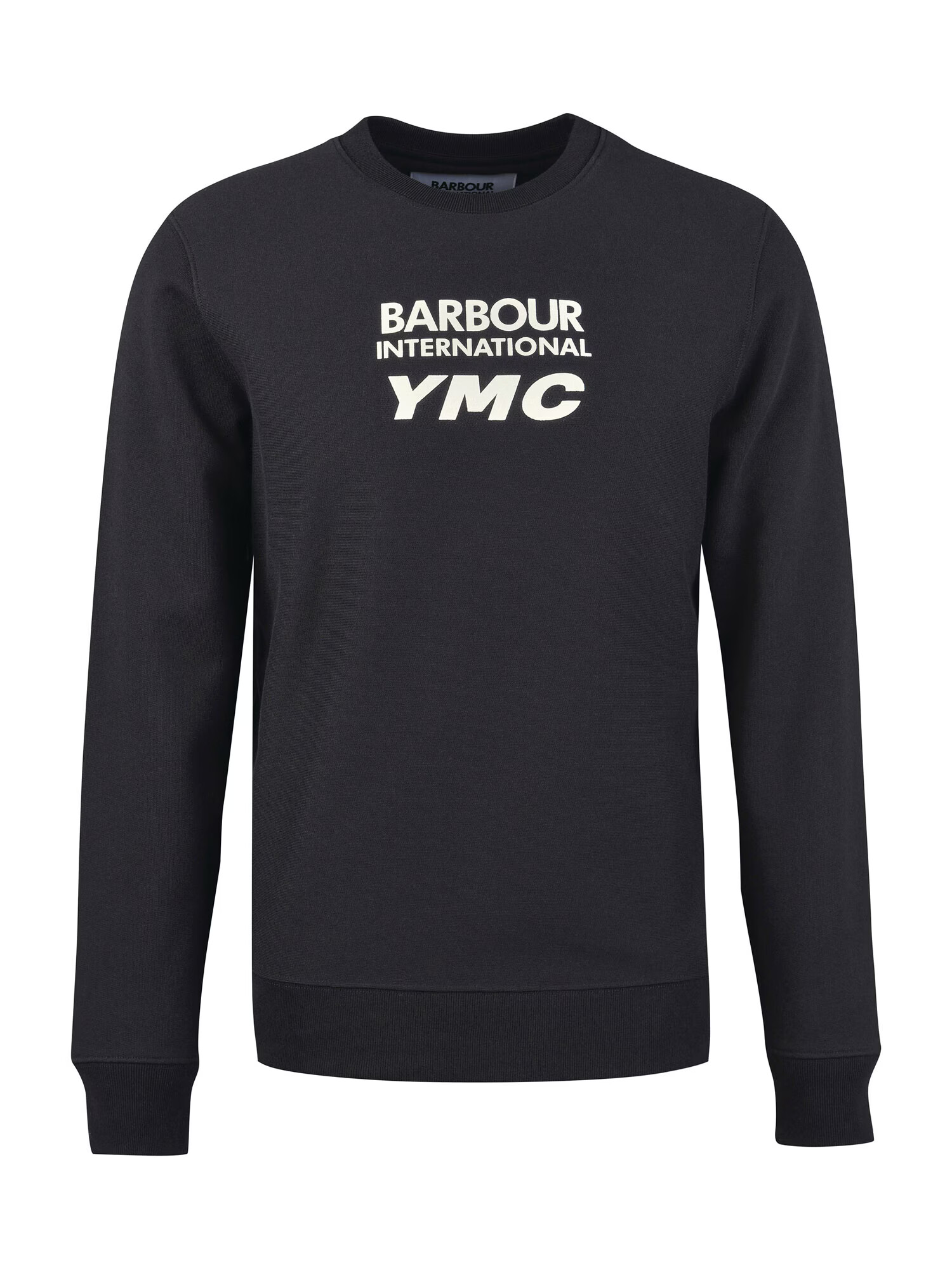 Barbour International Μπλούζα φούτερ 'Albourne' μαύρο / λευκό - Pepit.gr