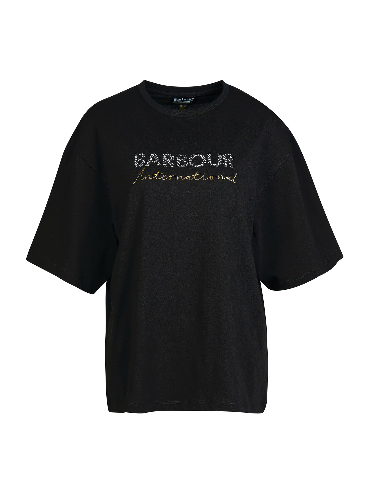 Barbour International Μπλουζάκι χρυσό / μαύρο / λευκό - Pepit.gr