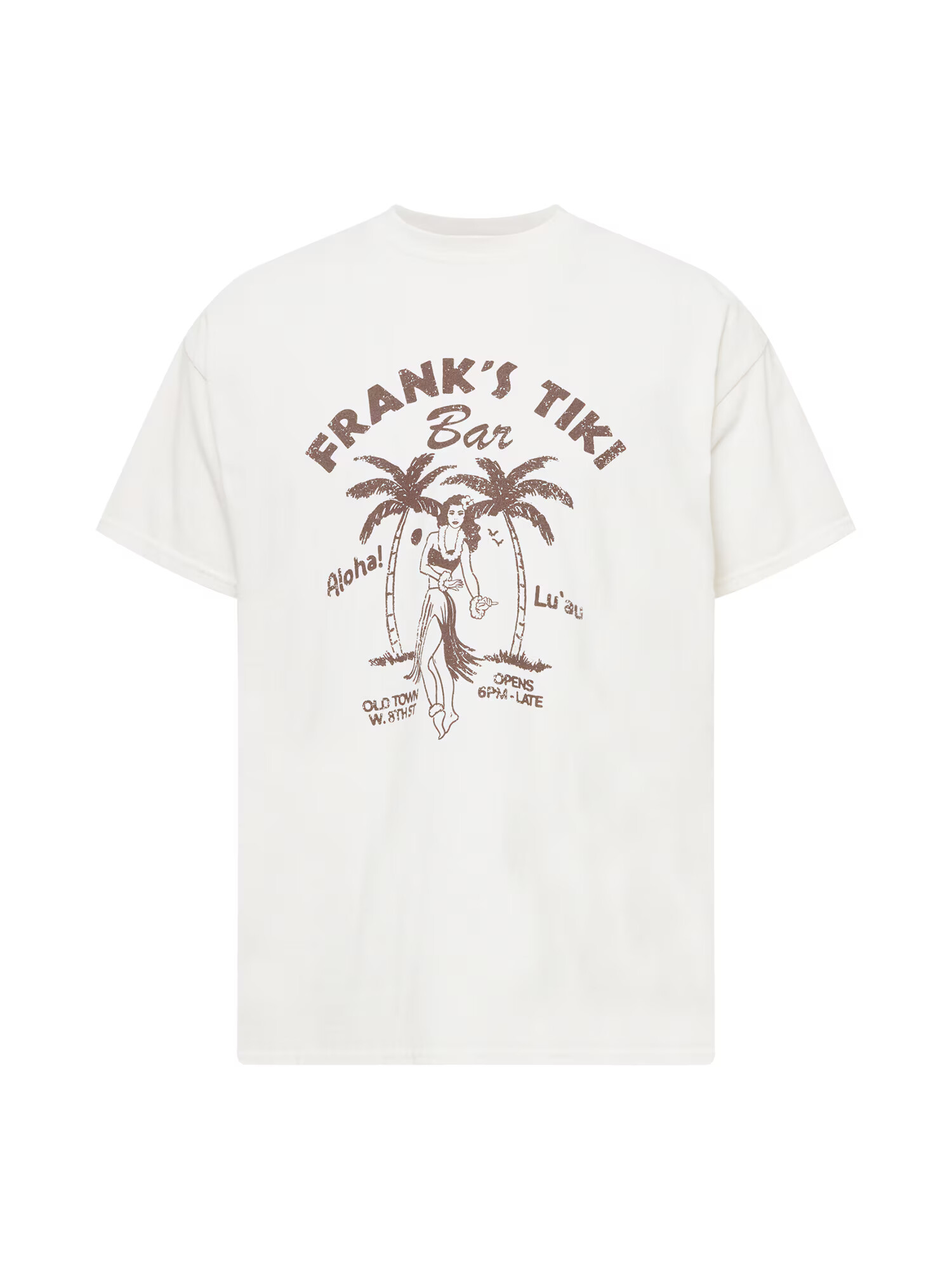 BDG Urban Outfitters Μπλουζάκι 'FRANKS TIKI' μπεζ / καφέ - Pepit.gr