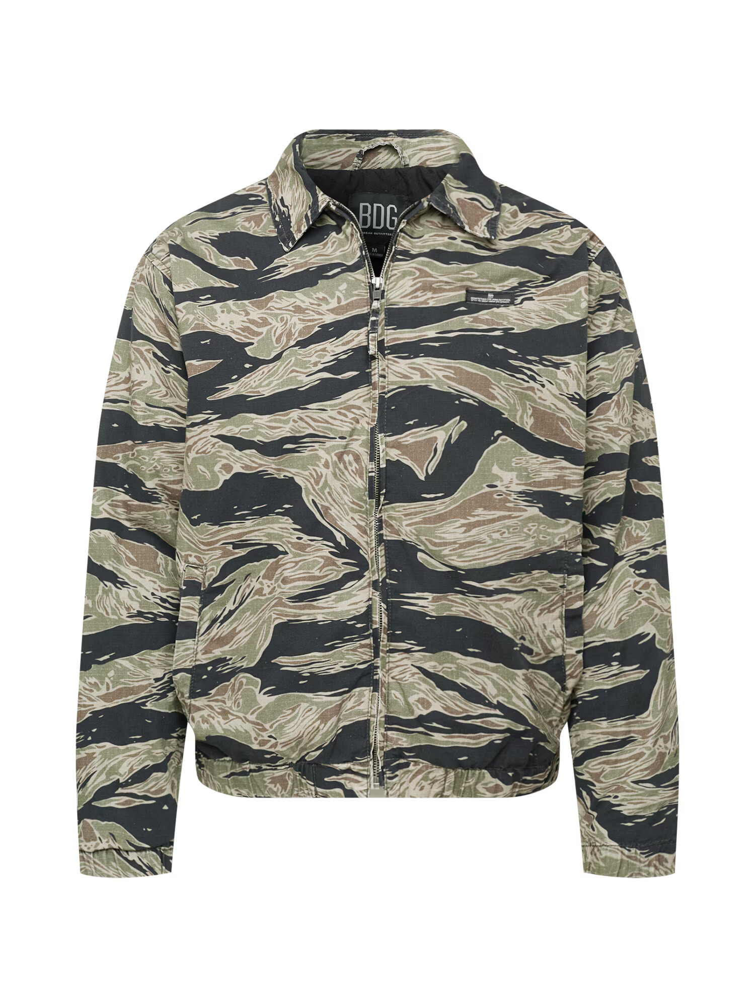 BDG Urban Outfitters Φθινοπωρινό και ανοιξιάτικο μπουφάν 'TIGER CAMO' μπεζ / ναυτικό μπλε / λαδί / μήλο - Pepit.gr