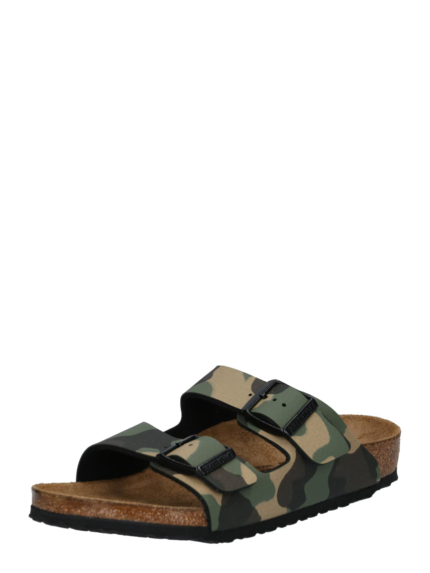 BIRKENSTOCK Ανοικτά παπούτσια 'Arizona' σκούρο μπεζ / χακί / μαύρο - Pepit.gr