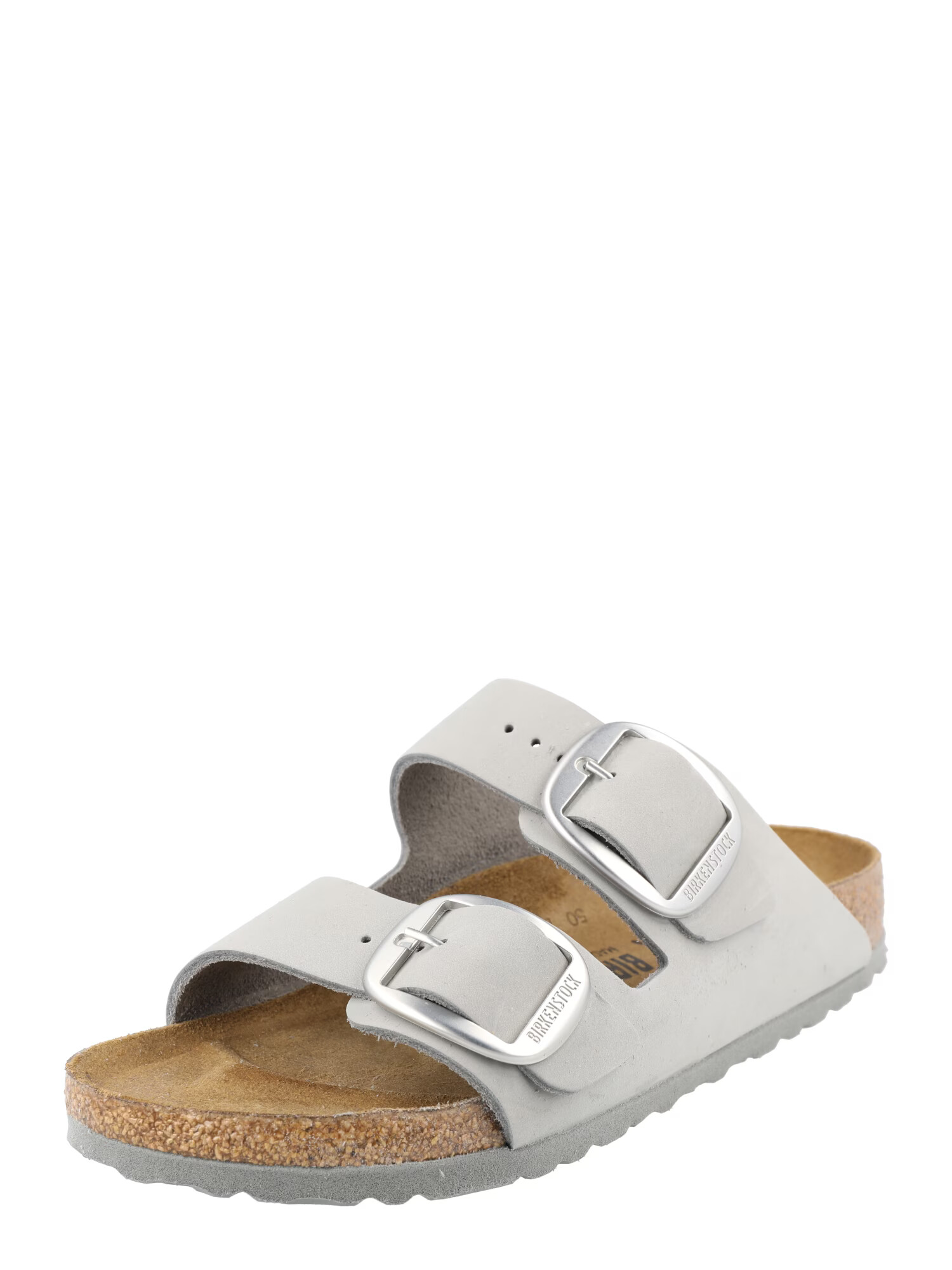 BIRKENSTOCK Μιούλ 'Arizona Big Buckle' ανοικτό γκρι - Pepit.gr