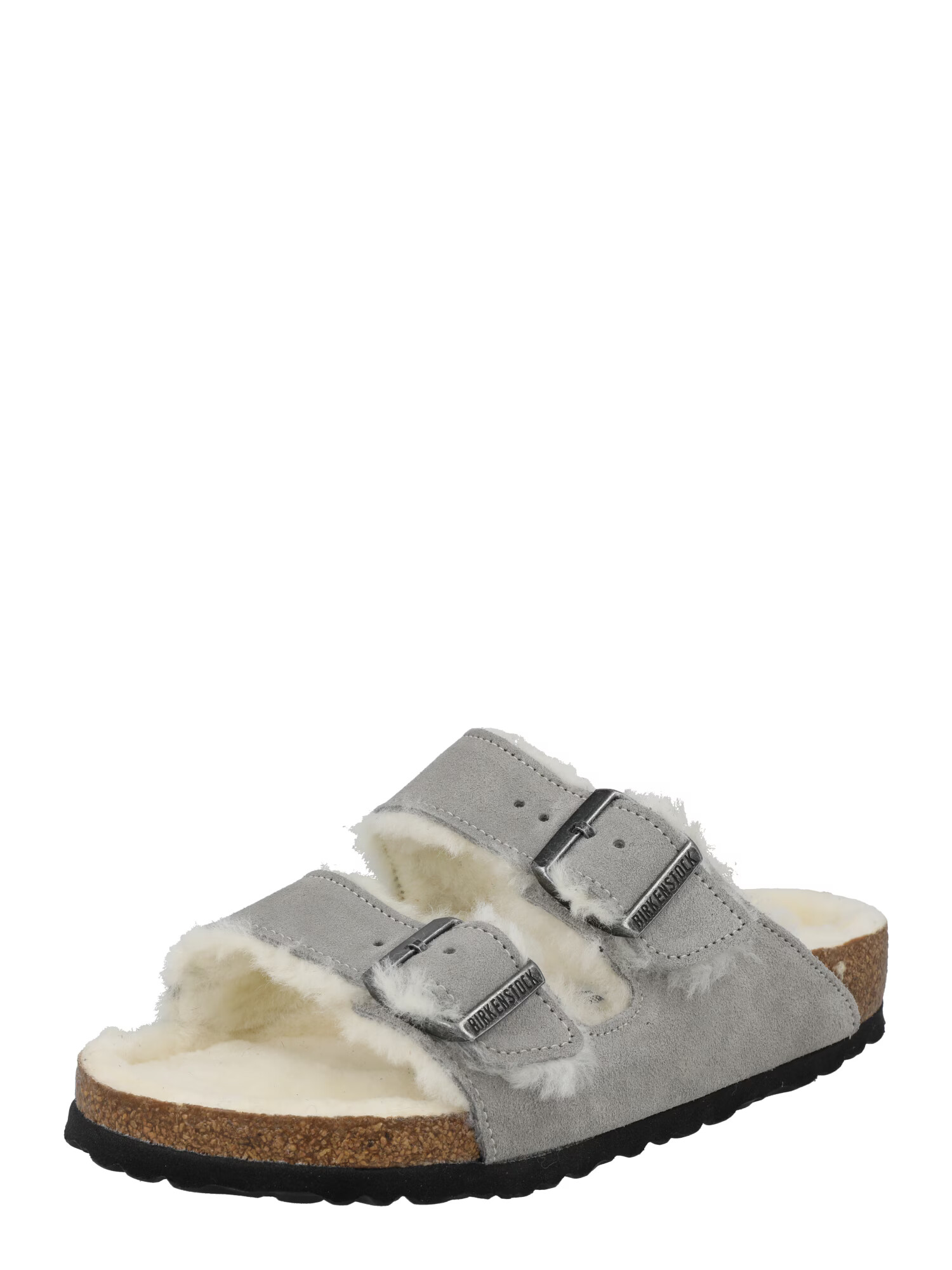 BIRKENSTOCK Μιούλ 'Arizona' γκρι / λευκό - Pepit.gr