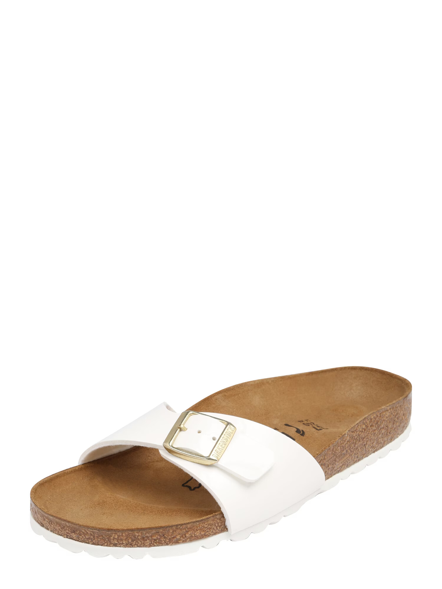 BIRKENSTOCK Μιούλ 'Madrid' λευκό - Pepit.gr