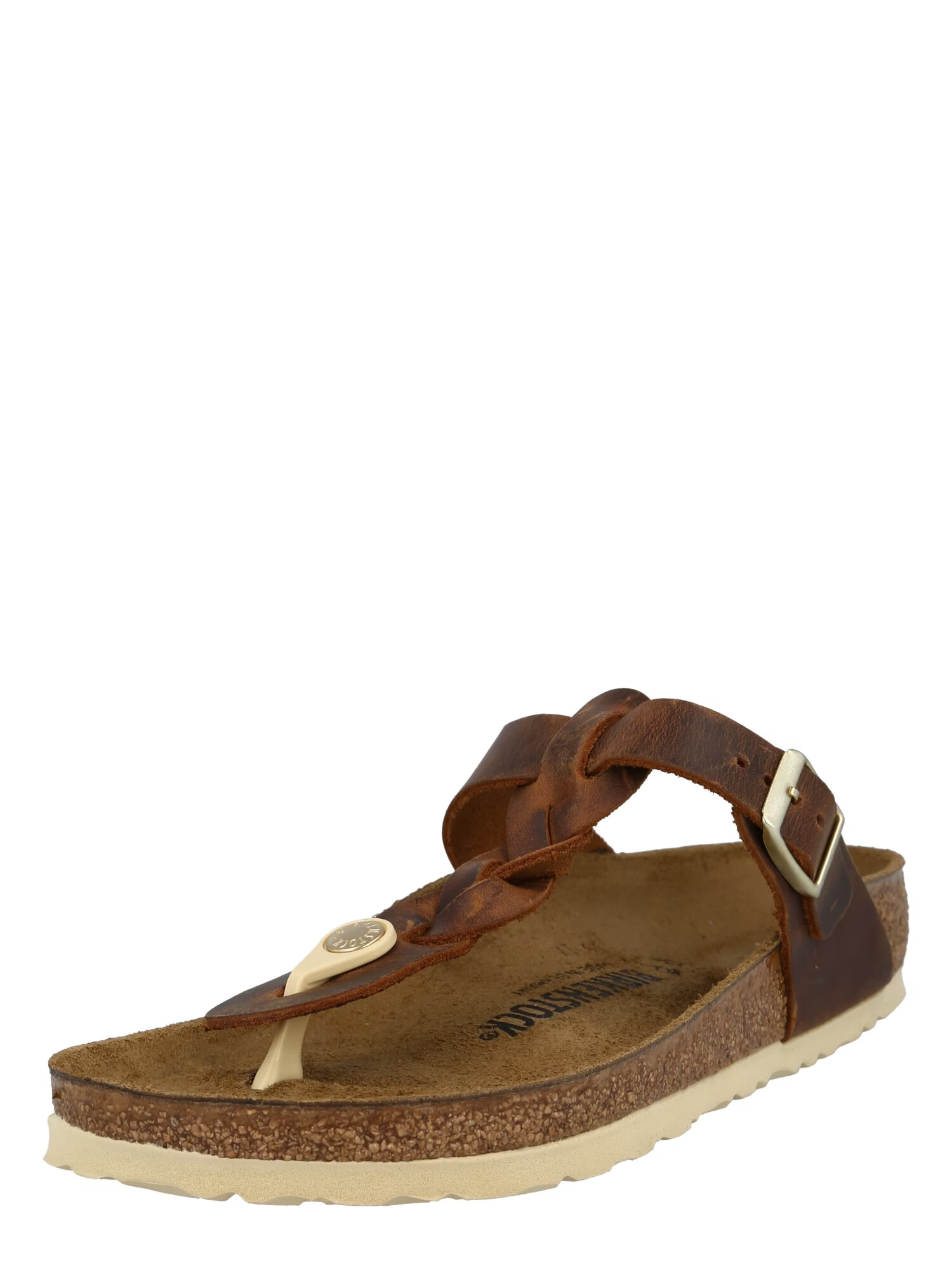 BIRKENSTOCK Σαγιονάρες διχαλωτές 'Gizeh' μπεζ / κονιάκ - Pepit.gr