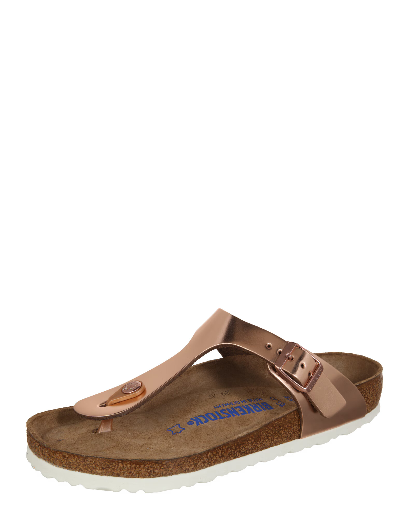 BIRKENSTOCK Σαγιονάρες διχαλωτές 'Gizeh' ροζέ χρυσό - Pepit.gr