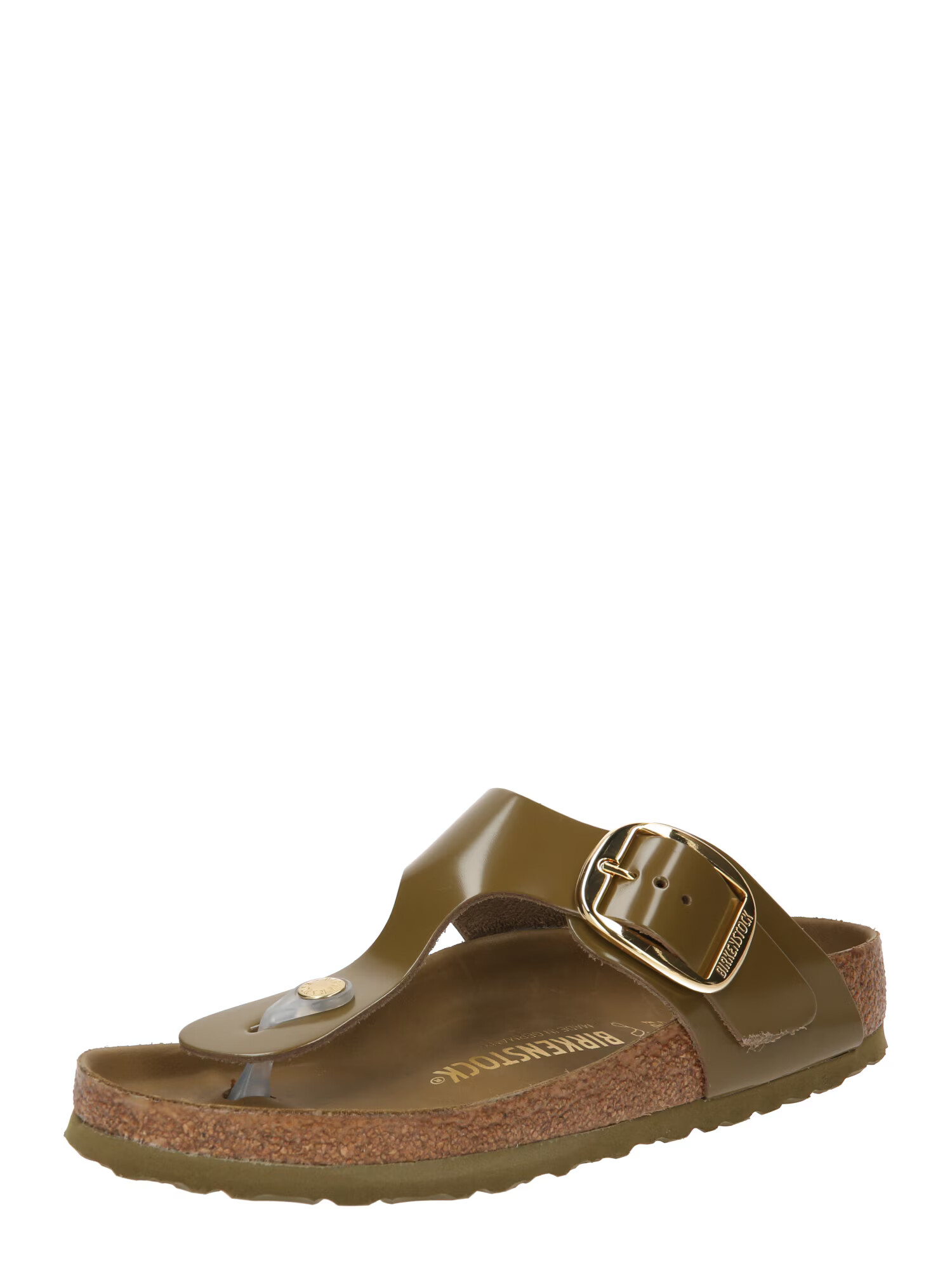 BIRKENSTOCK Σαγιονάρες διχαλωτές λαδί - Pepit.gr