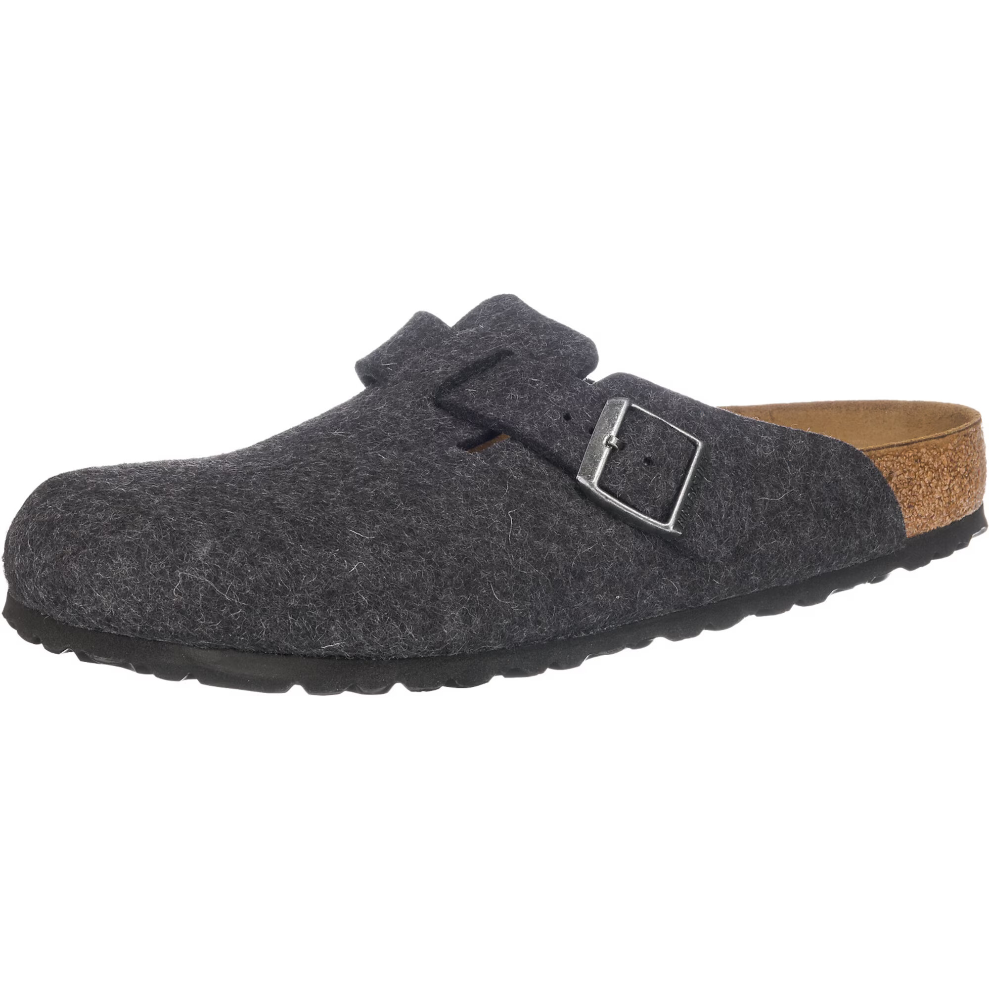 BIRKENSTOCK Σαμπό 'Boston' σκούρο γκρι / ασημί - Pepit.gr