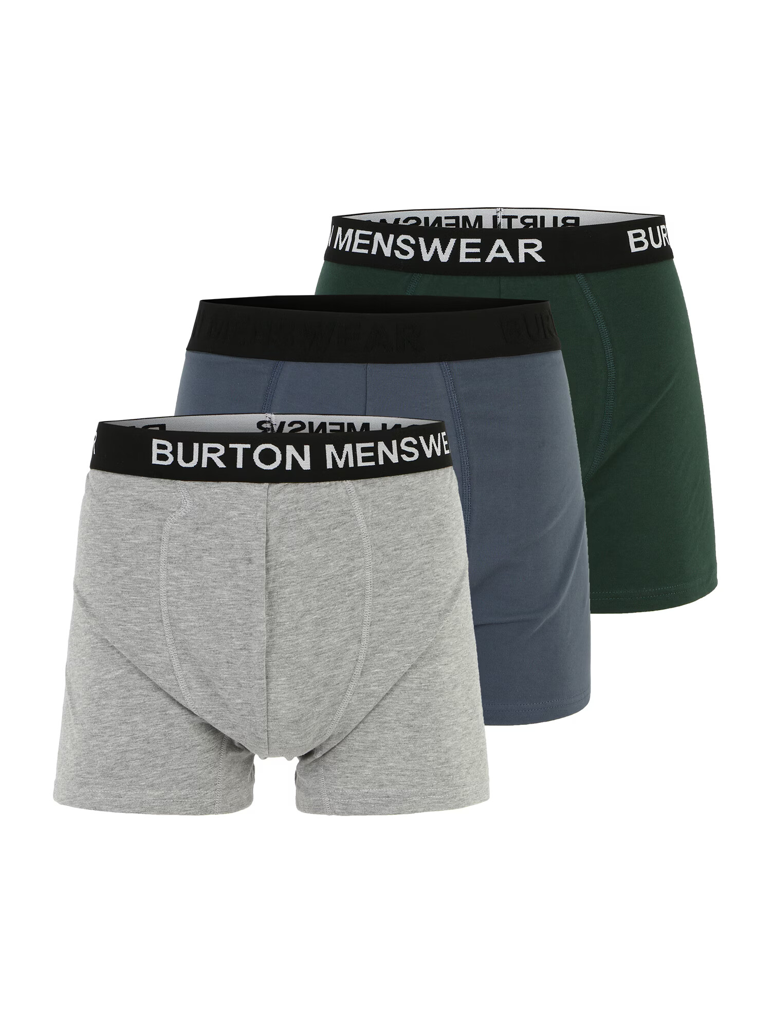 BURTON MENSWEAR LONDON Big & Tall Μποξεράκι ναυτικό μπλε / γκρι μελανζέ / πράσινο / μαύρο - Pepit.gr