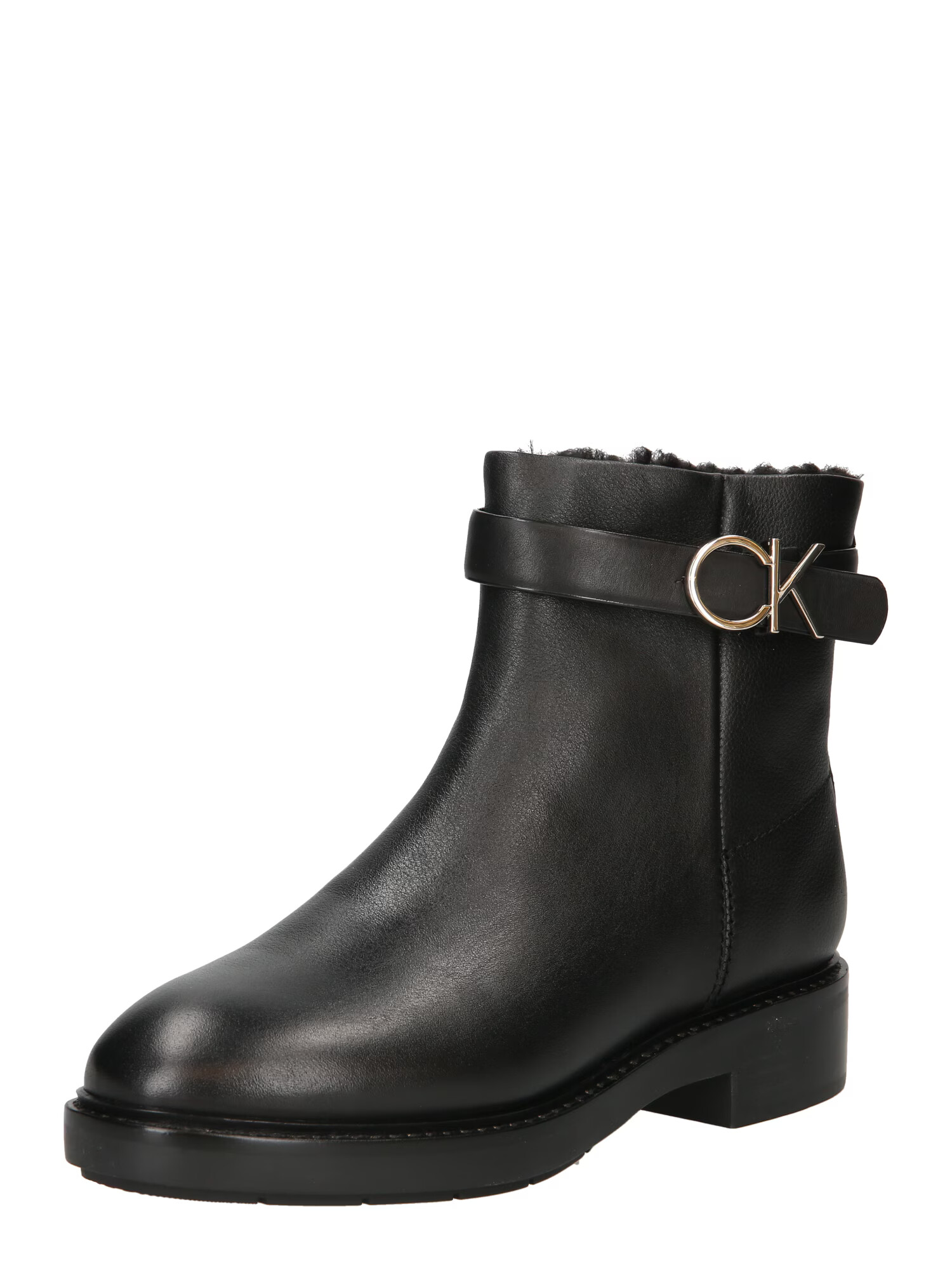 Calvin Klein Ankle boots χρυσό / μαύρο - Pepit.gr