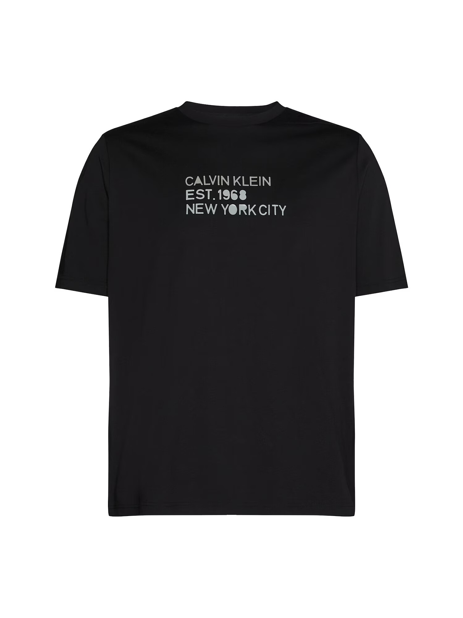 Calvin Klein Big & Tall Μπλουζάκι ανοικτό γκρι / μαύρο - Pepit.gr