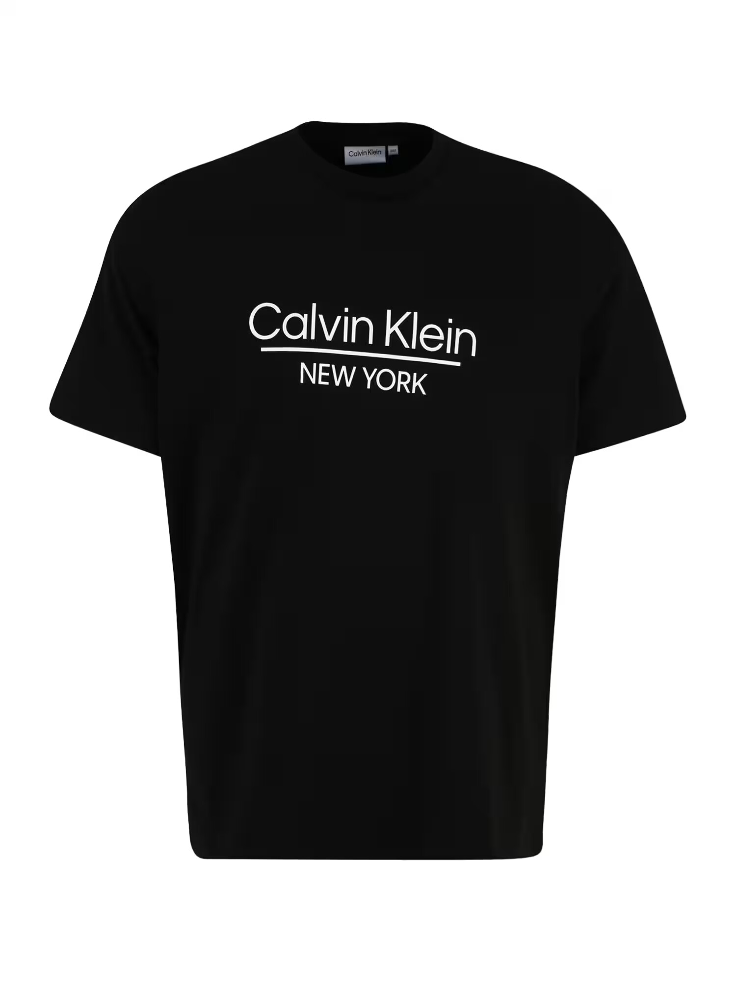 Calvin Klein Big & Tall Μπλουζάκι μαύρο / λευκό - Pepit.gr