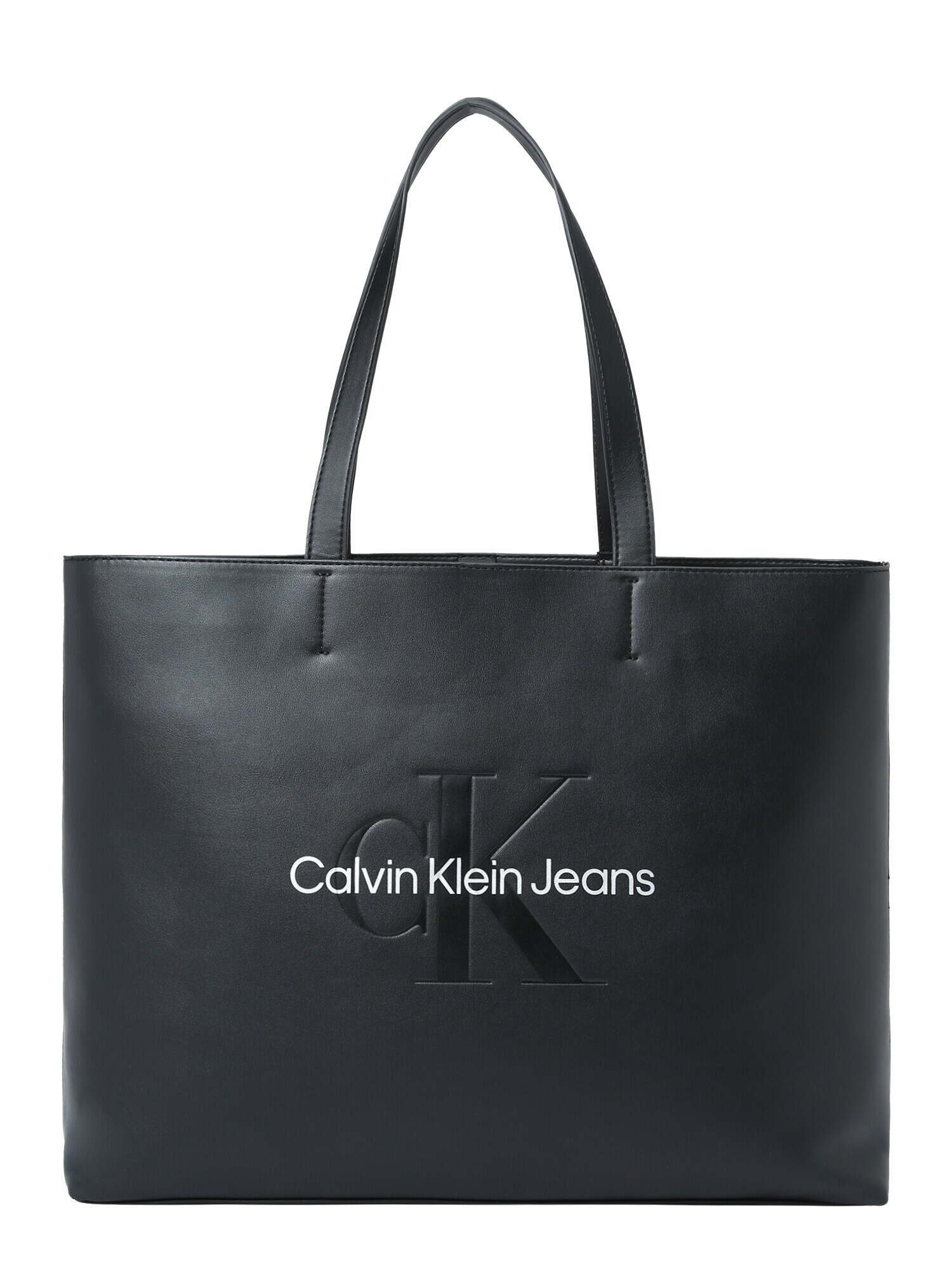 Calvin Klein Jeans Μεγάλη τσάντα μαύρο / λευκό - Pepit.gr