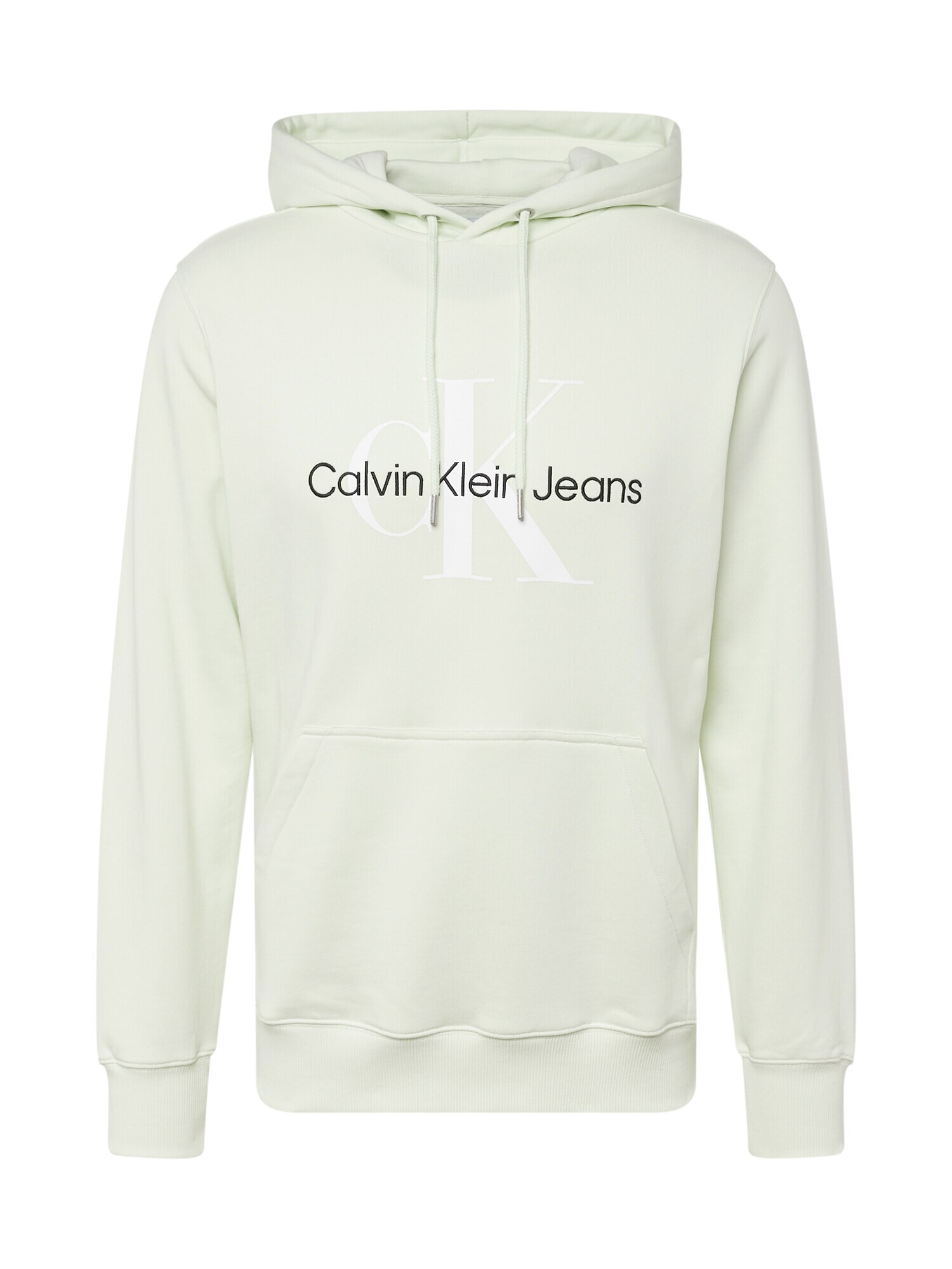 Calvin Klein Jeans Μπλούζα φούτερ 'Essentials' ανοικτό πράσινο / μαύρο / λευκό - Pepit.gr