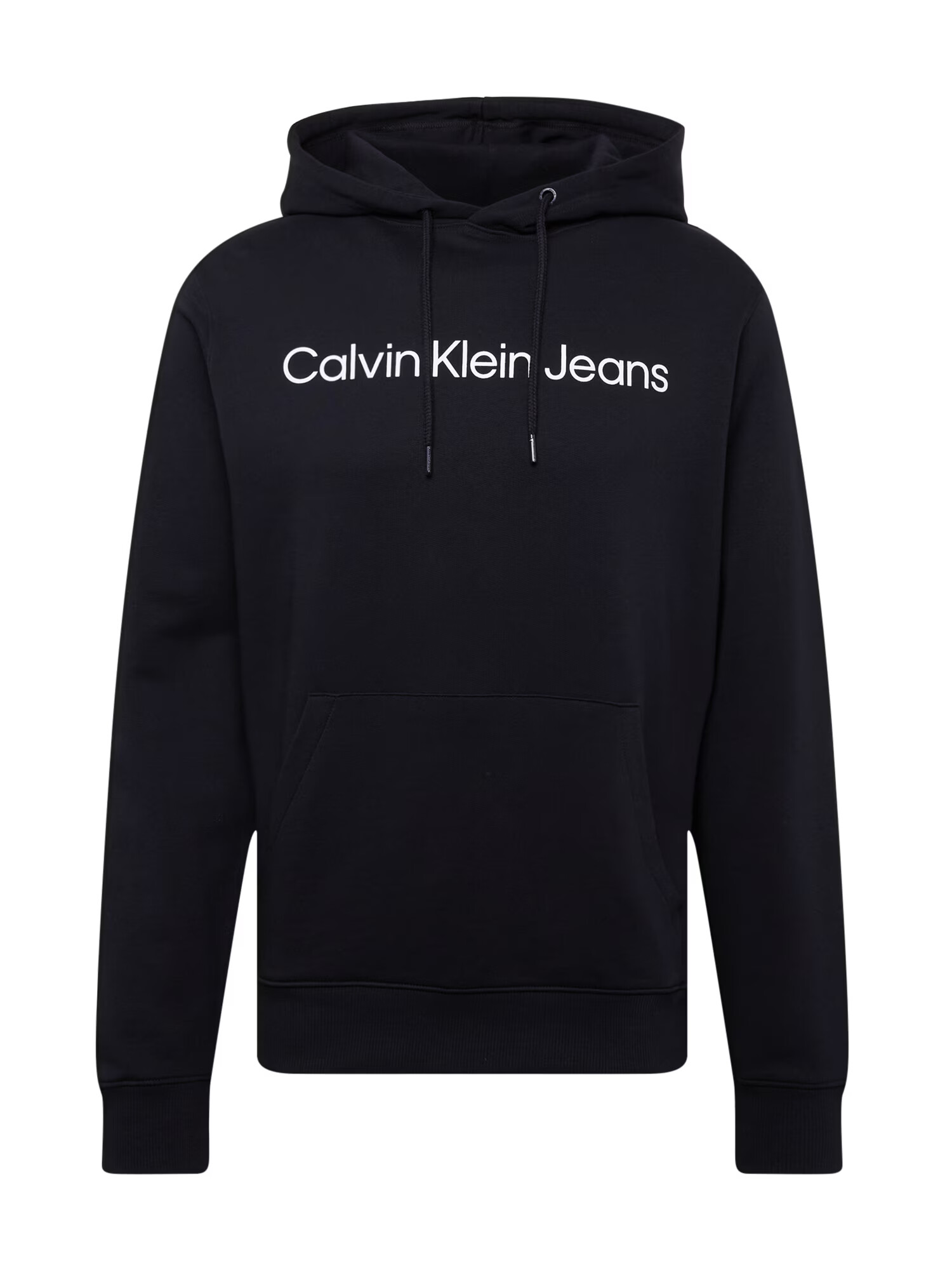 Calvin Klein Jeans Μπλούζα φούτερ μαύρο / λευκό - Pepit.gr