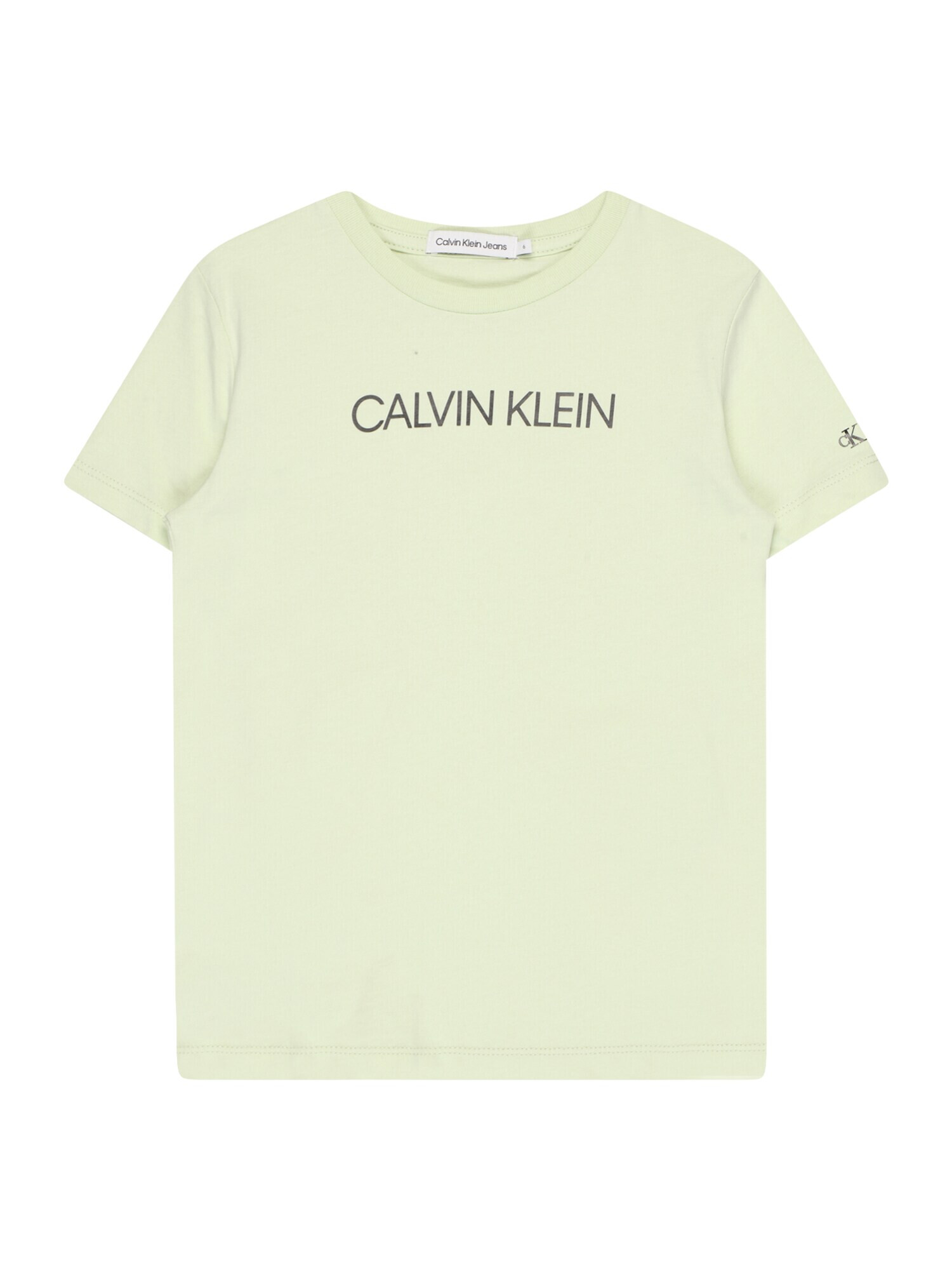 Calvin Klein Jeans Μπλουζάκι ανοικτό πράσινο / μαύρο - Pepit.gr