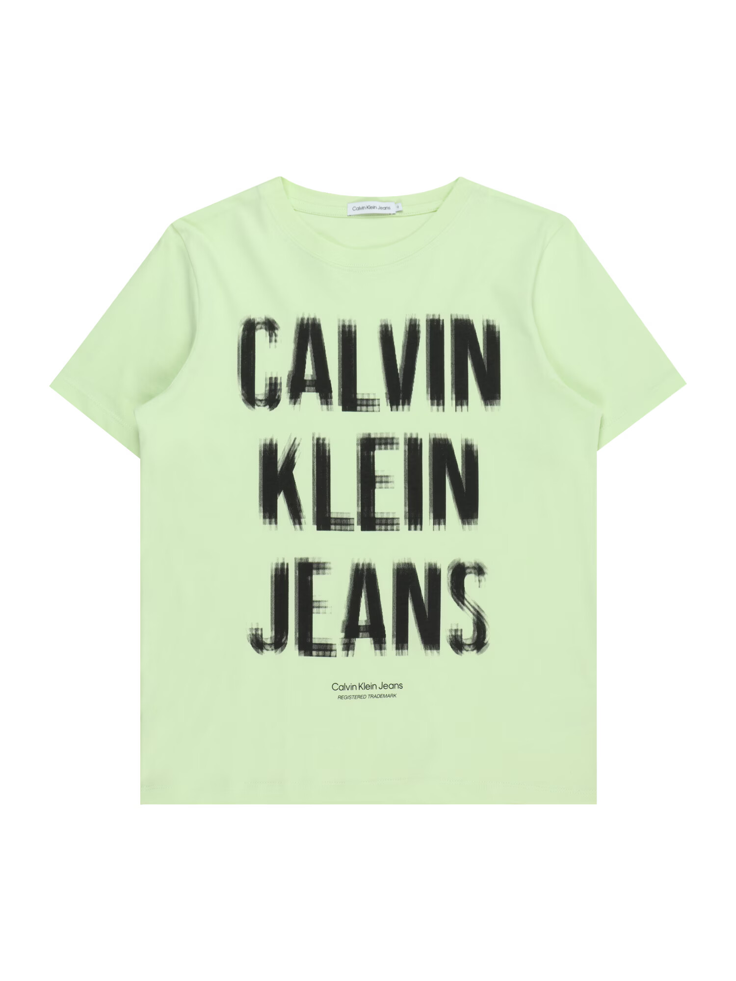 Calvin Klein Jeans Μπλουζάκι ανοικτό πράσινο / μαύρο - Pepit.gr