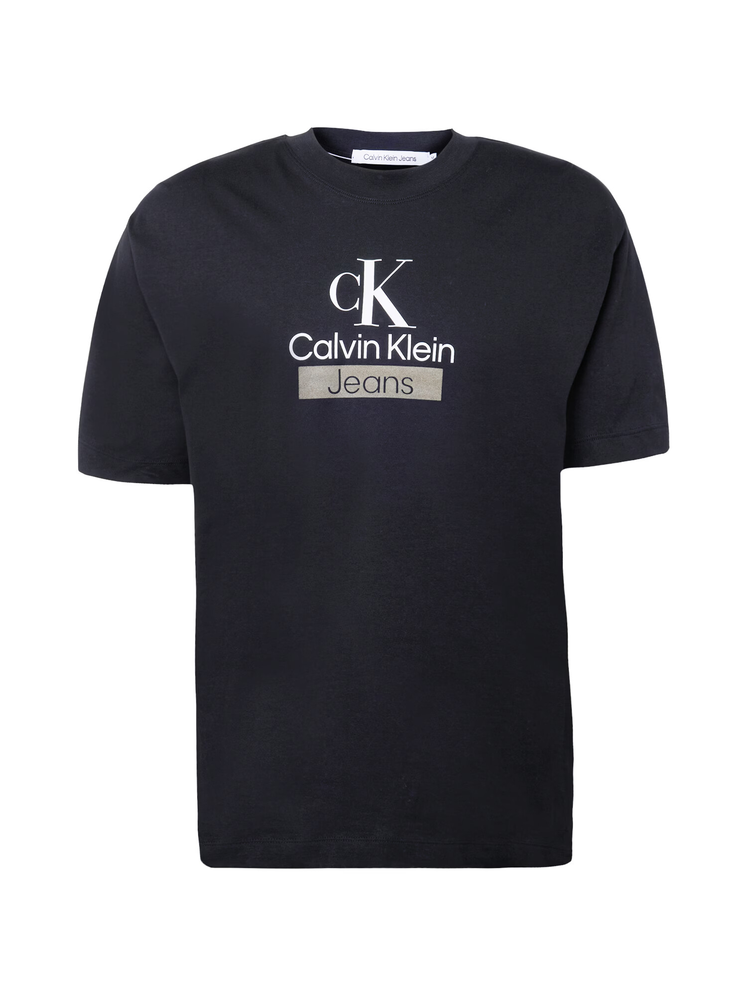 Calvin Klein Jeans Μπλουζάκι γκρεζ / μαύρο / λευκό - Pepit.gr