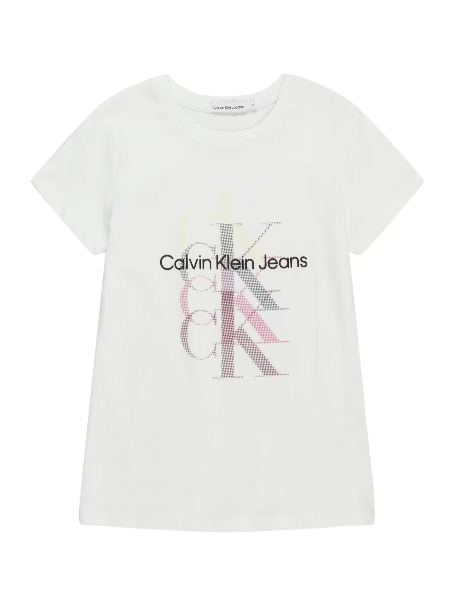 Calvin Klein Jeans Μπλουζάκι γκρι / ρόδινο / μαύρο / λευκό - Pepit.gr