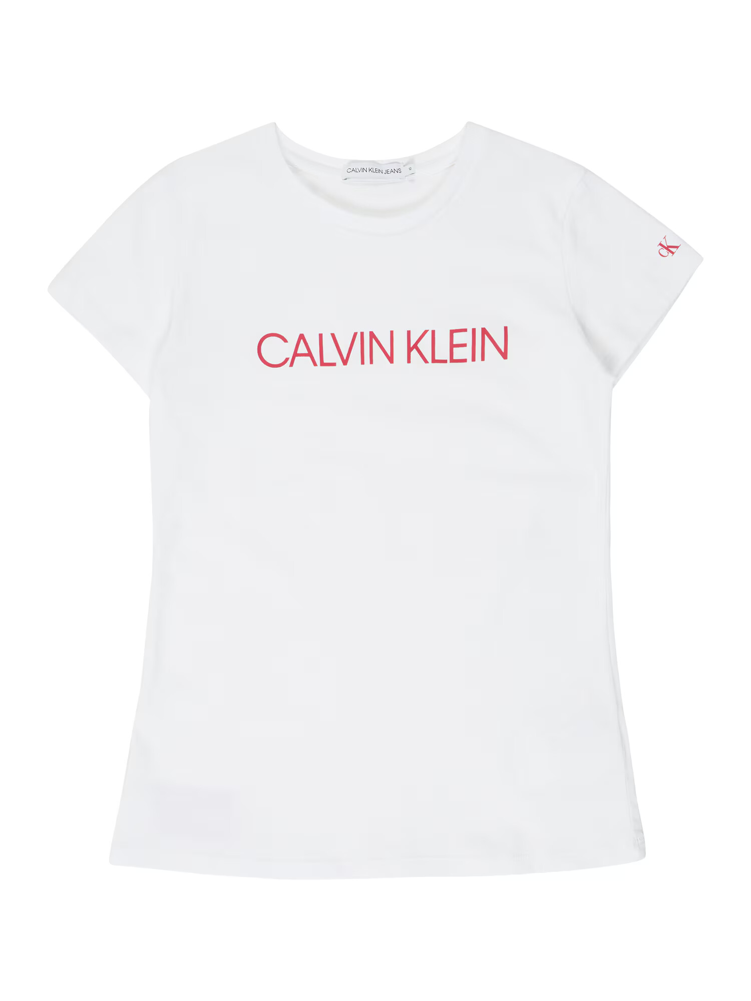 Calvin Klein Jeans Μπλουζάκι κόκκινο / λευκό - Pepit.gr