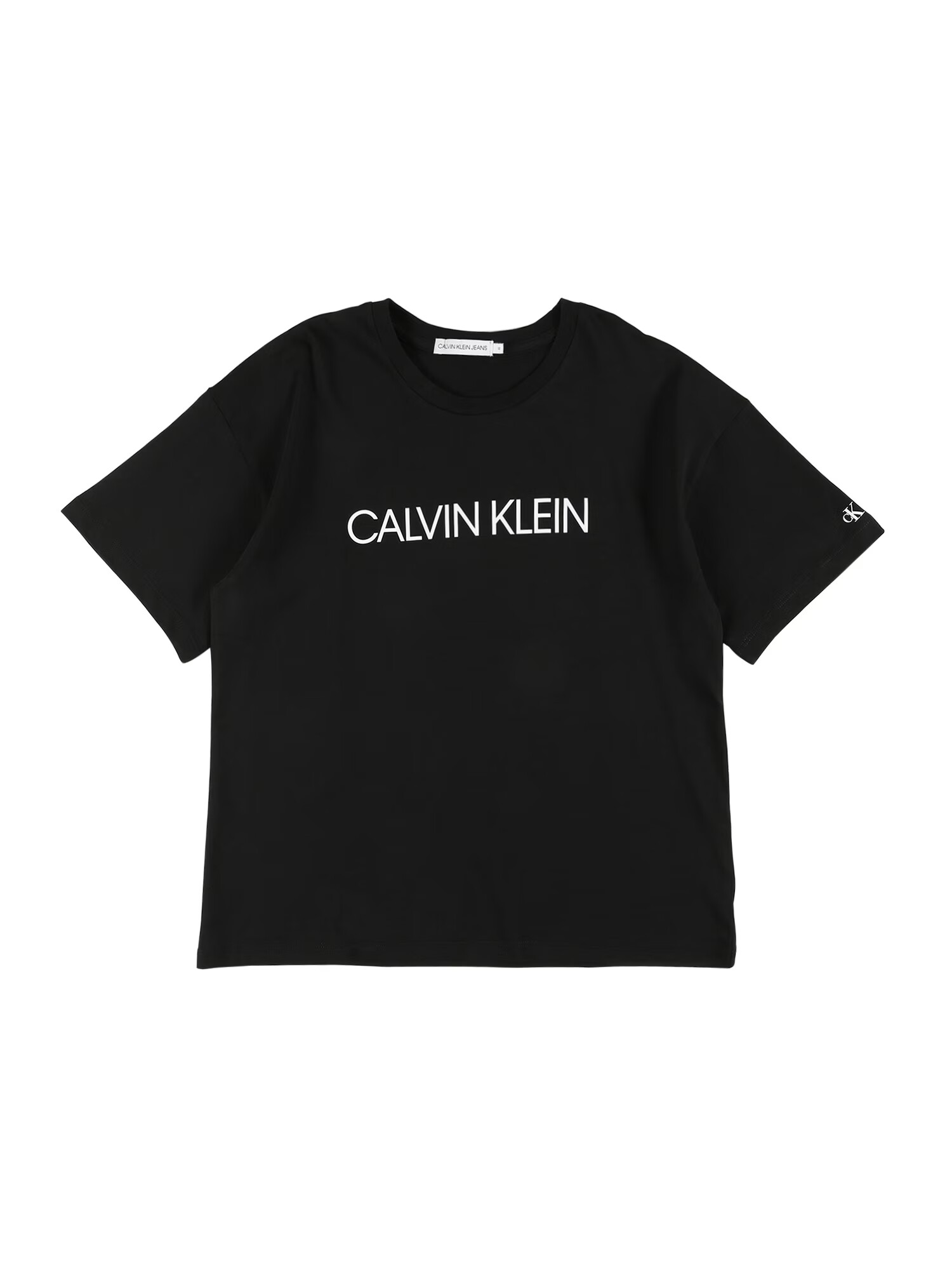 Calvin Klein Jeans Μπλουζάκι μαύρο / λευκό - Pepit.gr