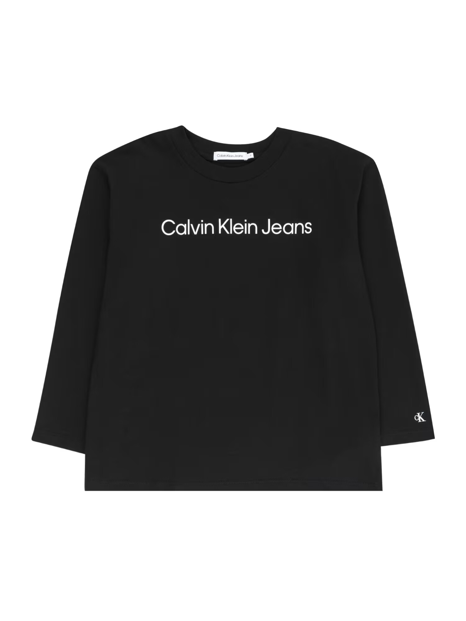 Calvin Klein Jeans Μπλουζάκι μαύρο / λευκό - Pepit.gr