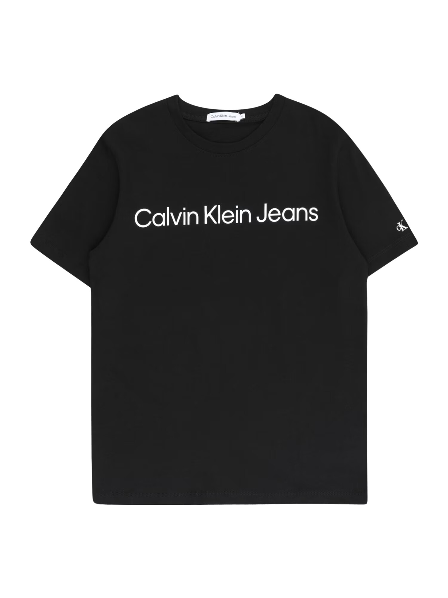 Calvin Klein Jeans Μπλουζάκι μαύρο / λευκό - Pepit.gr