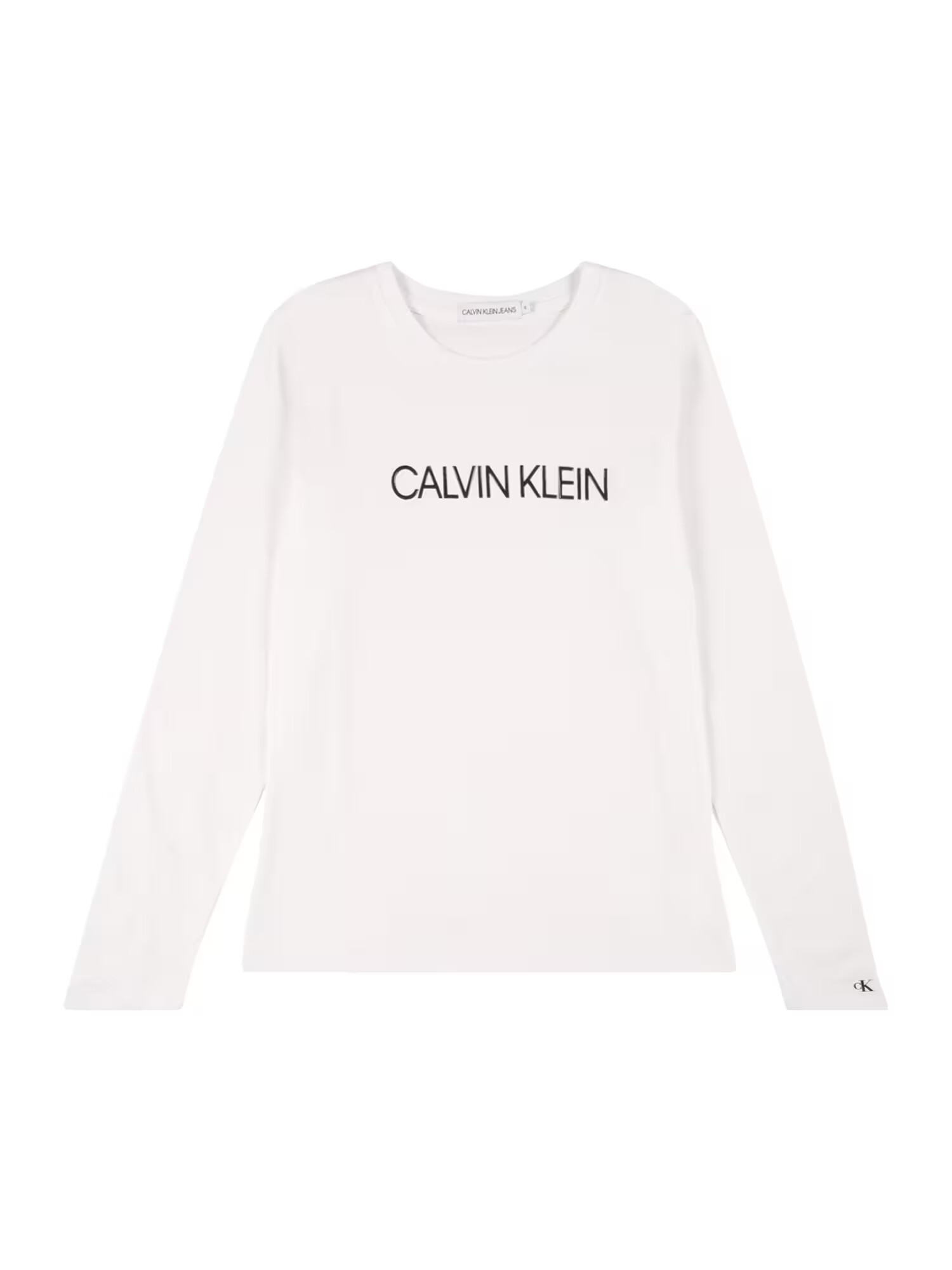 Calvin Klein Jeans Μπλουζάκι μαύρο / offwhite - Pepit.gr