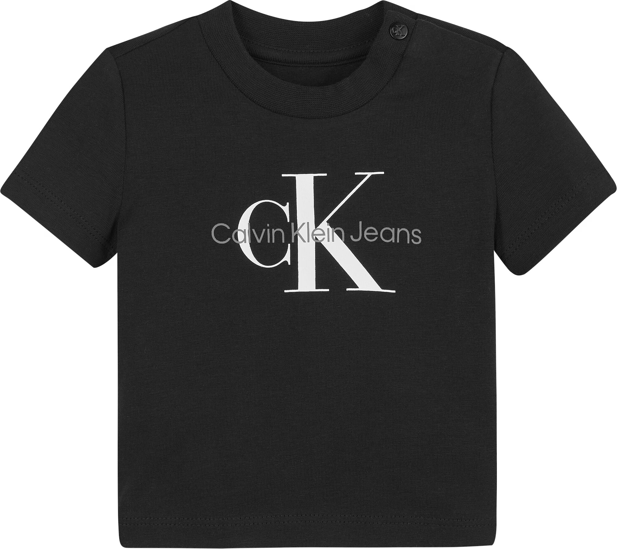 Calvin Klein Jeans Μπλουζάκι μαύρο / λευκό - Pepit.gr