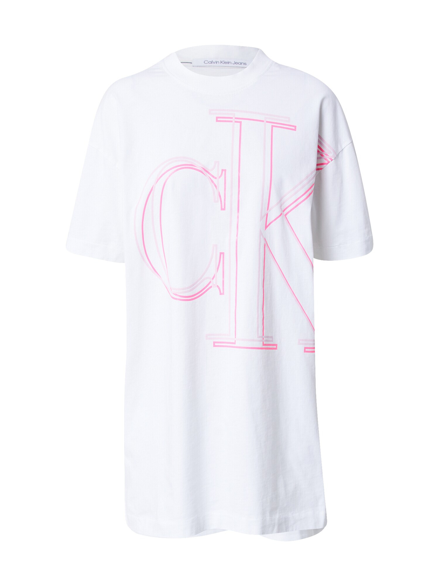 Calvin Klein Jeans Φόρεμα ανοικτό ροζ / offwhite - Pepit.gr