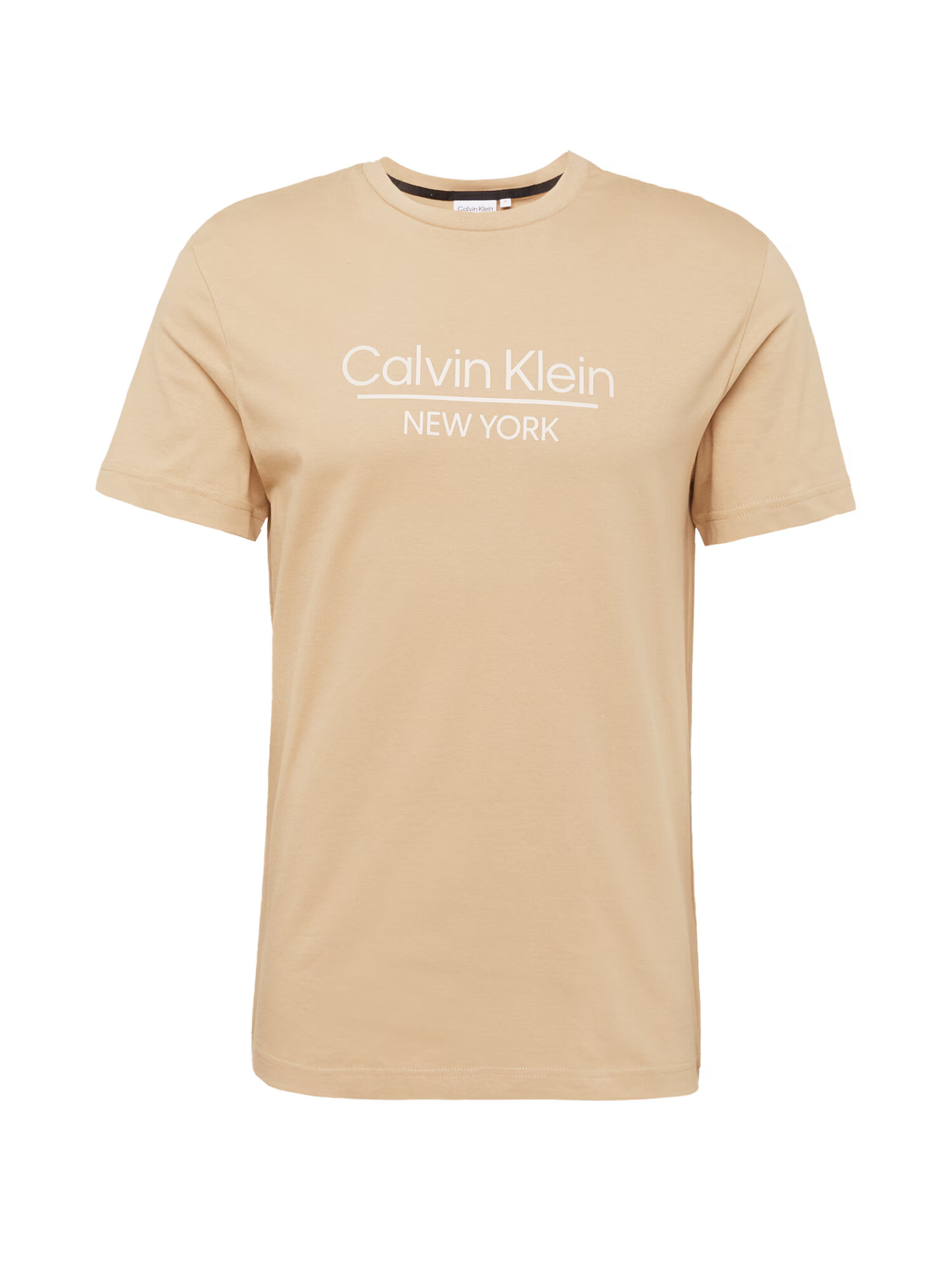 Calvin Klein Μπλουζάκι μπεζ / offwhite - Pepit.gr