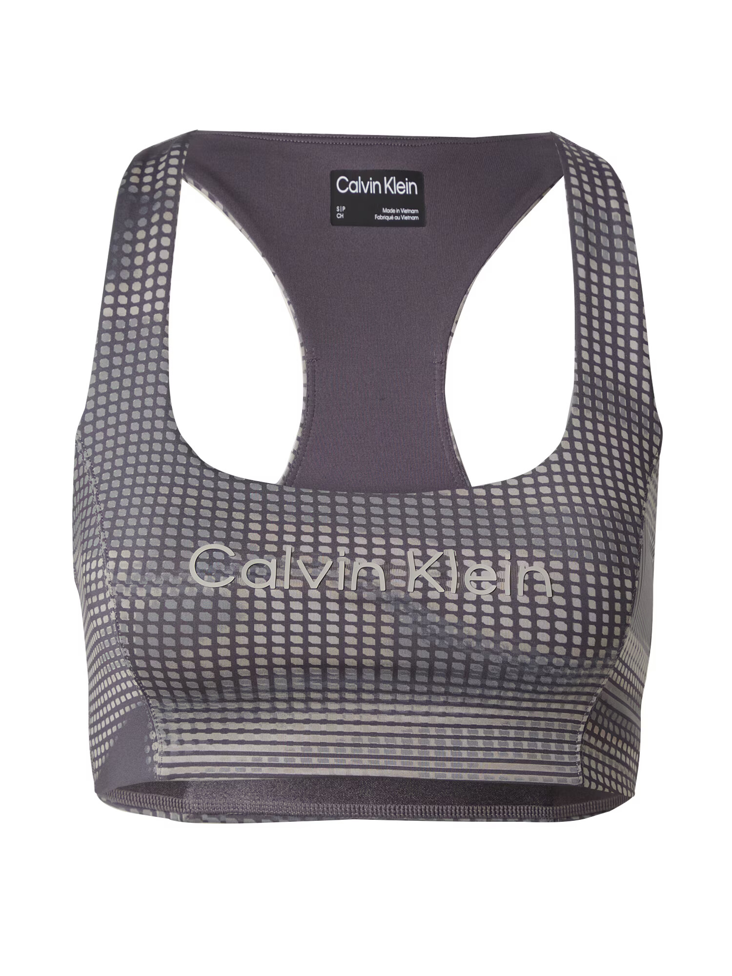 Calvin Klein Sport Αθλητικό σουτιέν κρεμ / ανοικτό γκρι / σκούρο γκρι - Pepit.gr