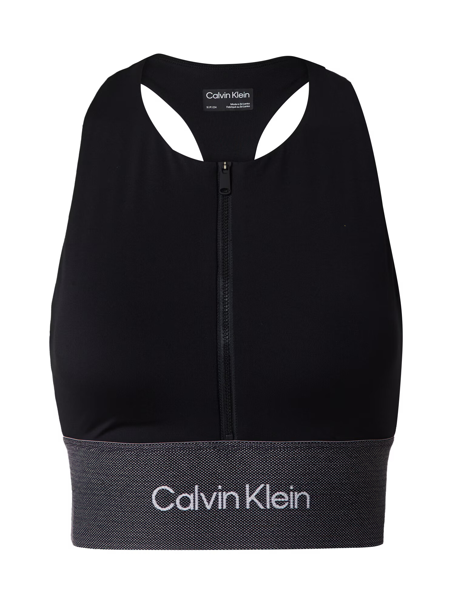 Calvin Klein Sport Αθλητικό σουτιέν μαύρο / λευκό - Pepit.gr