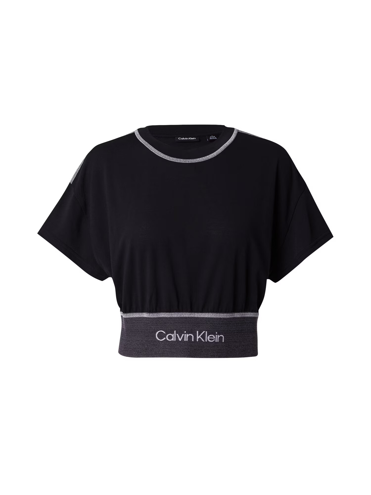 Calvin Klein Sport Λειτουργικό μπλουζάκι μαύρο / λευκό - Pepit.gr