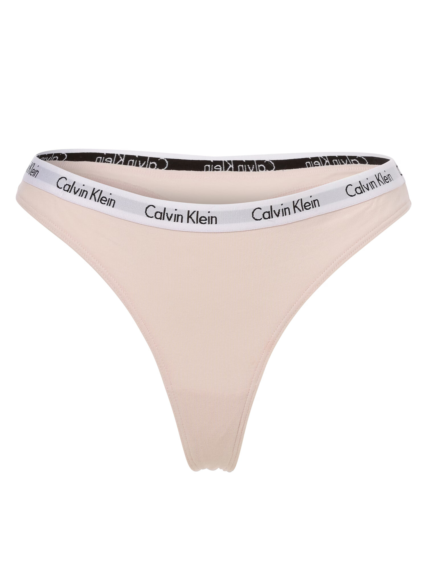 Calvin Klein Στρινγκ ρόδινο / μαύρο / λευκό - Pepit.gr