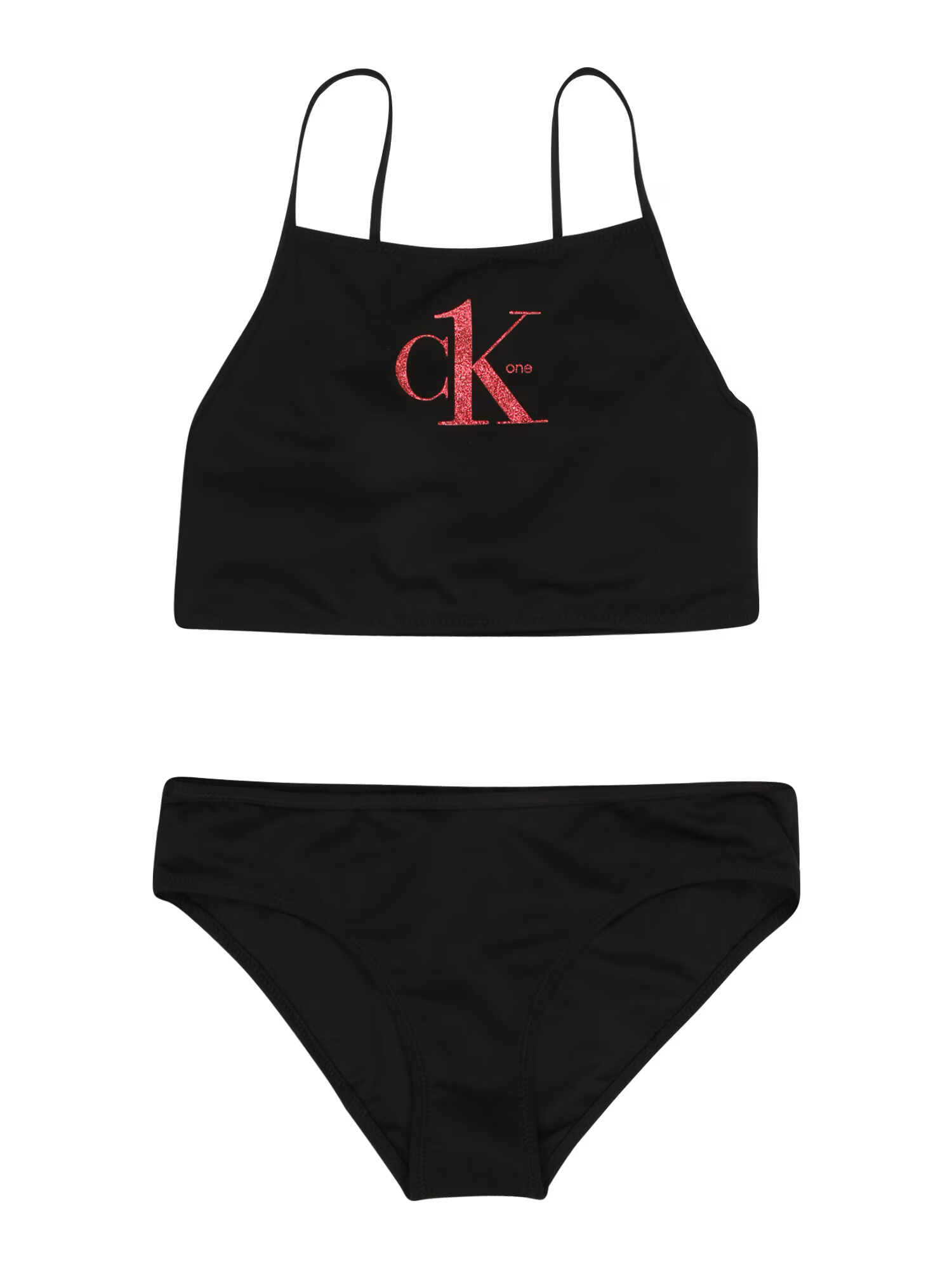 Calvin Klein Swimwear Μπικίνι ανοικτό κόκκινο / μαύρο - Pepit.gr