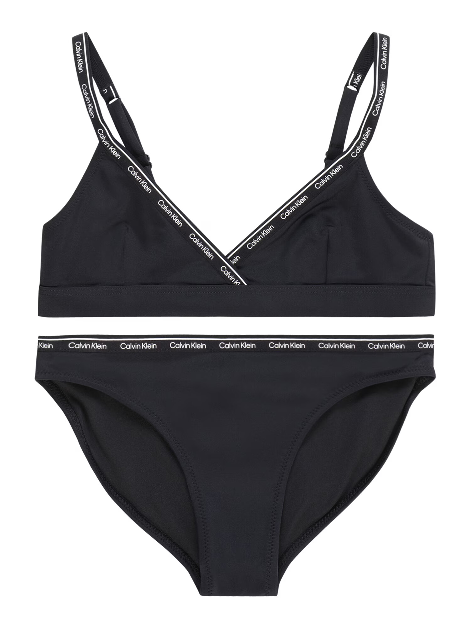 Calvin Klein Swimwear Μπικίνι μαύρο / λευκό - Pepit.gr