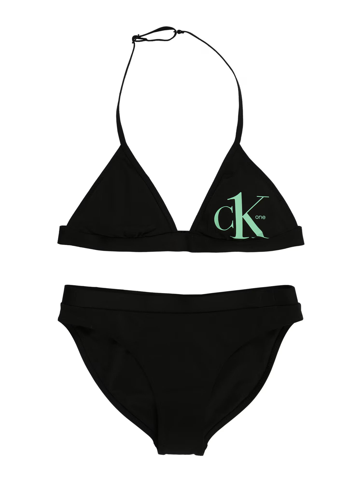 Calvin Klein Swimwear Μπικίνι μέντα / μαύρο - Pepit.gr