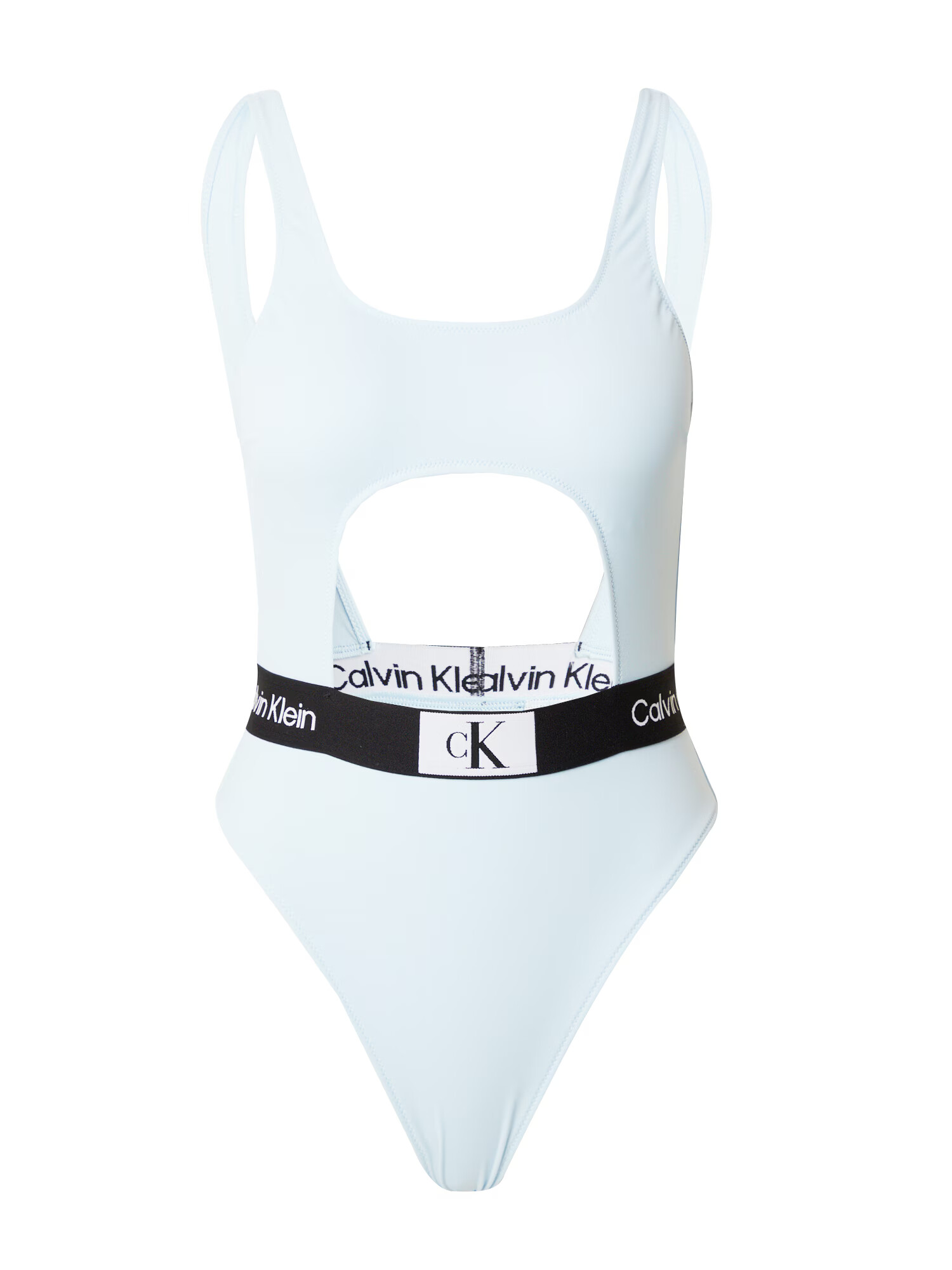 Calvin Klein Swimwear Ολόσωμο μαγιό γαλάζιο / μαύρο / λευκό - Pepit.gr