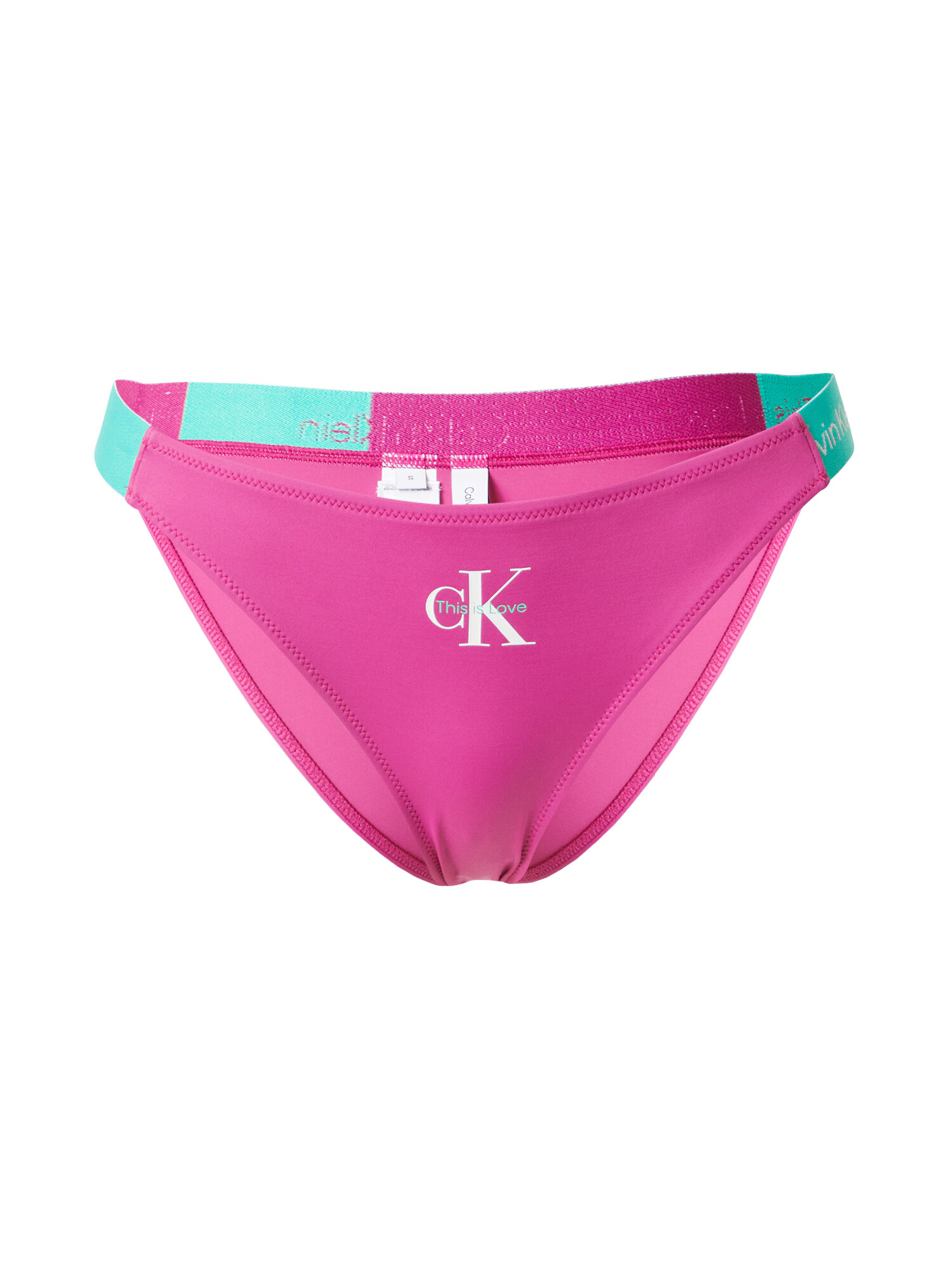 Calvin Klein Swimwear Σλιπ μπικίνι 'CHEEKY' τιρκουάζ / ορχιδέα / λευκό - Pepit.gr