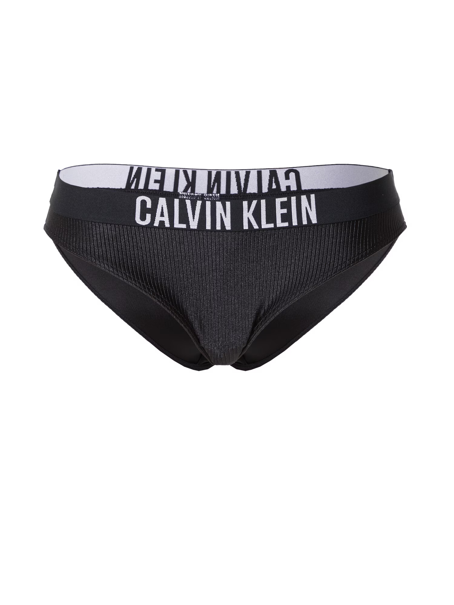 Calvin Klein Swimwear Σλιπ μπικίνι μαύρο / offwhite - Pepit.gr