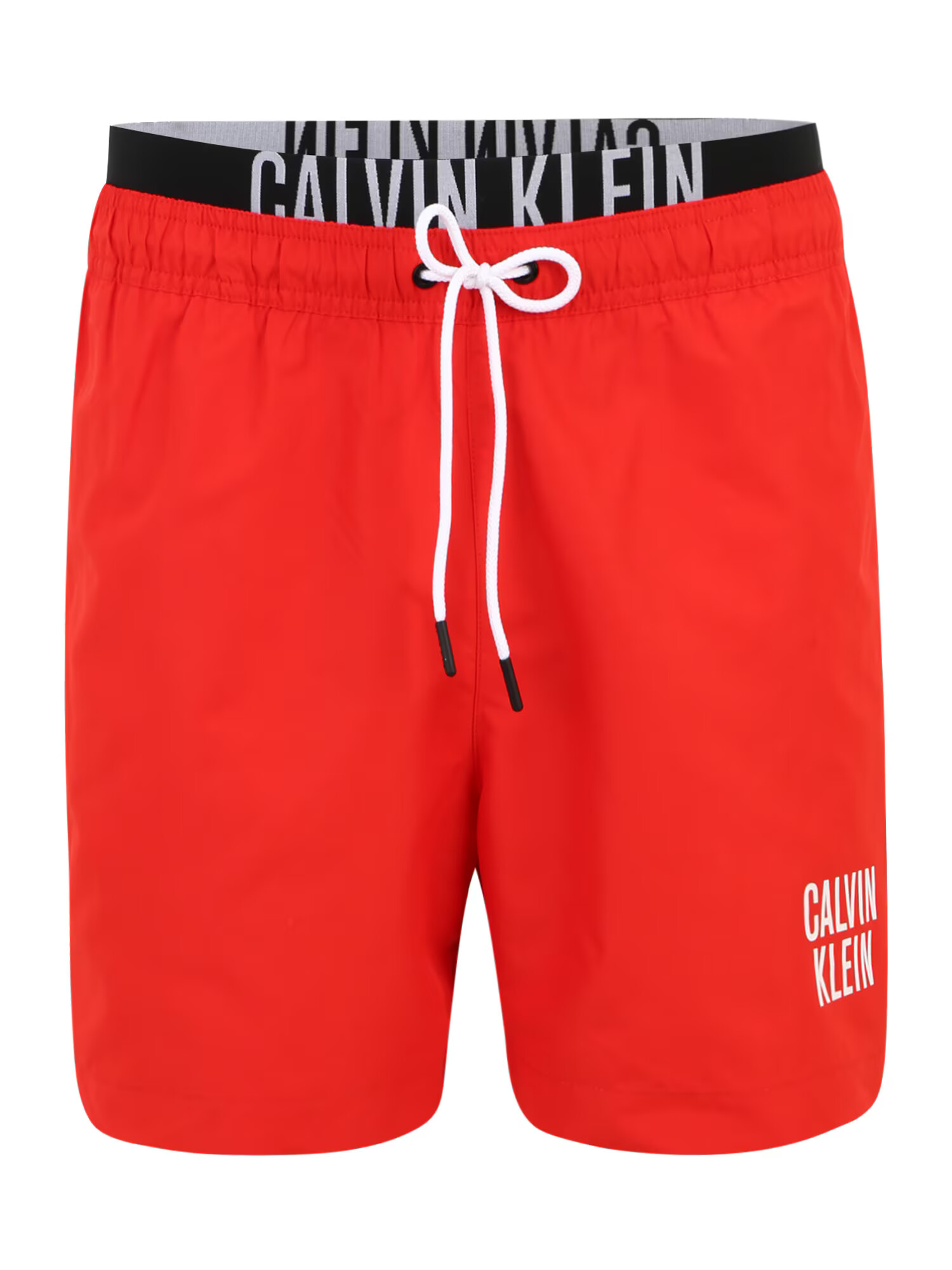 Calvin Klein Swimwear Σορτσάκι-μαγιό ανοικτό κόκκινο / μαύρο / λευκό - Pepit.gr