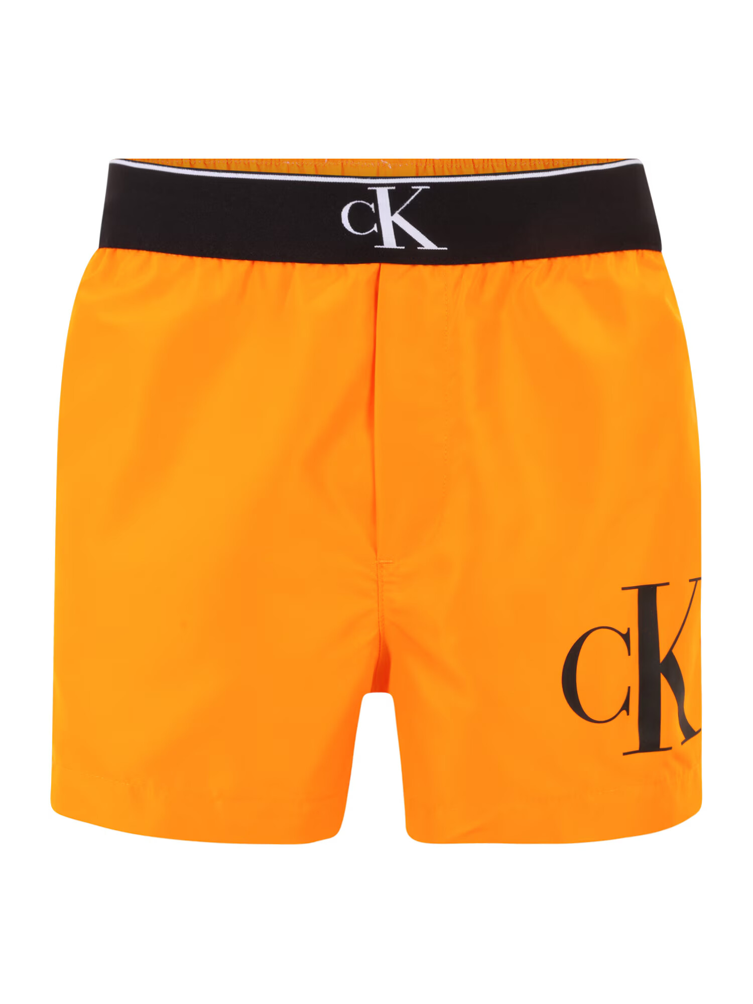 Calvin Klein Swimwear Σορτσάκι-μαγιό πορτοκαλί / μαύρο / λευκό - Pepit.gr