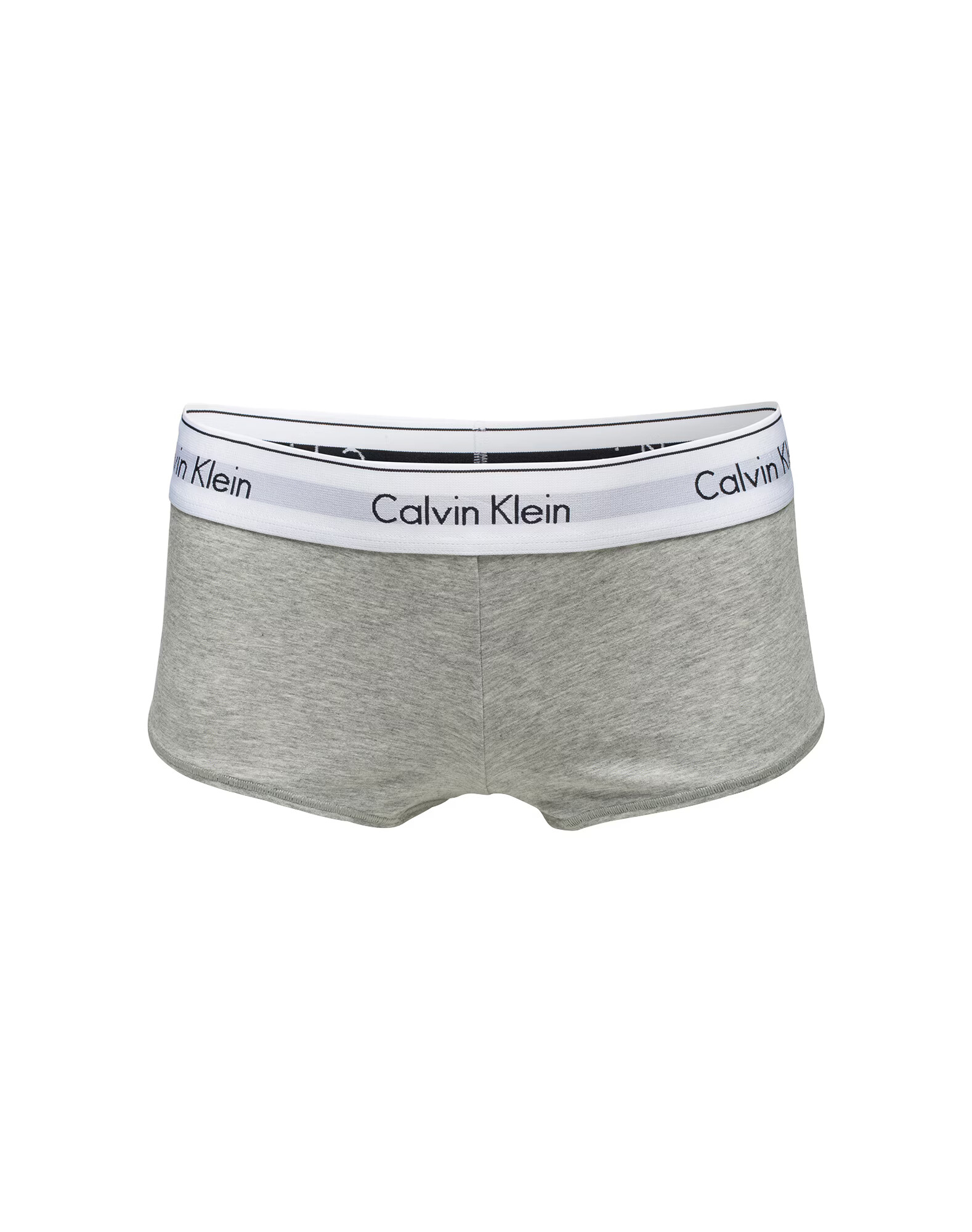 Calvin Klein Underwear Κιλότα 'Boyshort' γκρι μελανζέ / μαύρο / λευκό - Pepit.gr