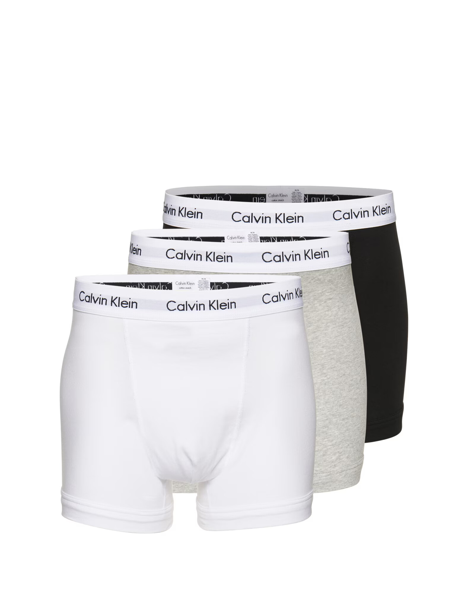 Calvin Klein Underwear Μποξεράκι γκρι μελανζέ / μαύρο / λευκό - Pepit.gr