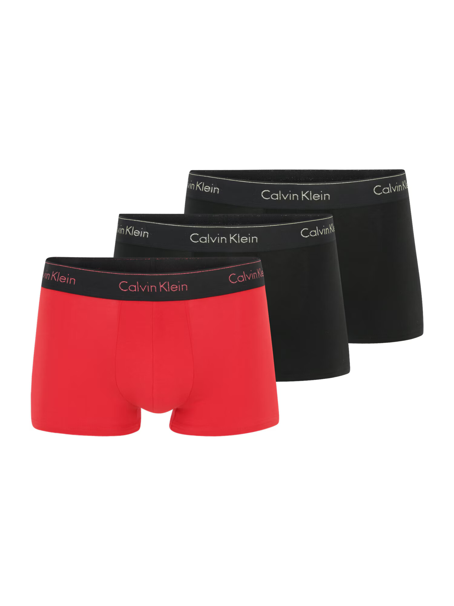 Calvin Klein Underwear Μποξεράκι μπεζ / κόκκινο / μαύρο - Pepit.gr