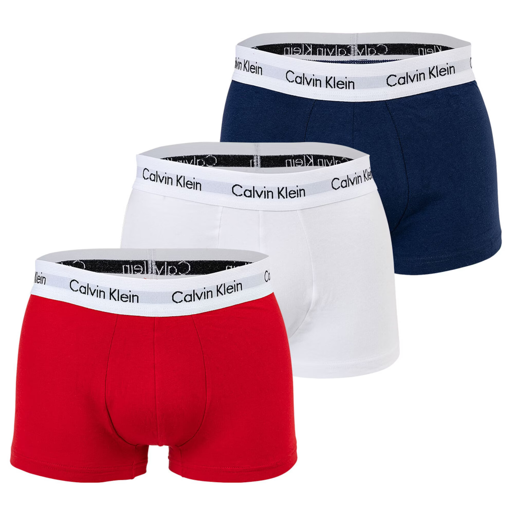 Calvin Klein Underwear Μποξεράκι μπλε / ανοικτό κόκκινο / μαύρο / λευκό - Pepit.gr