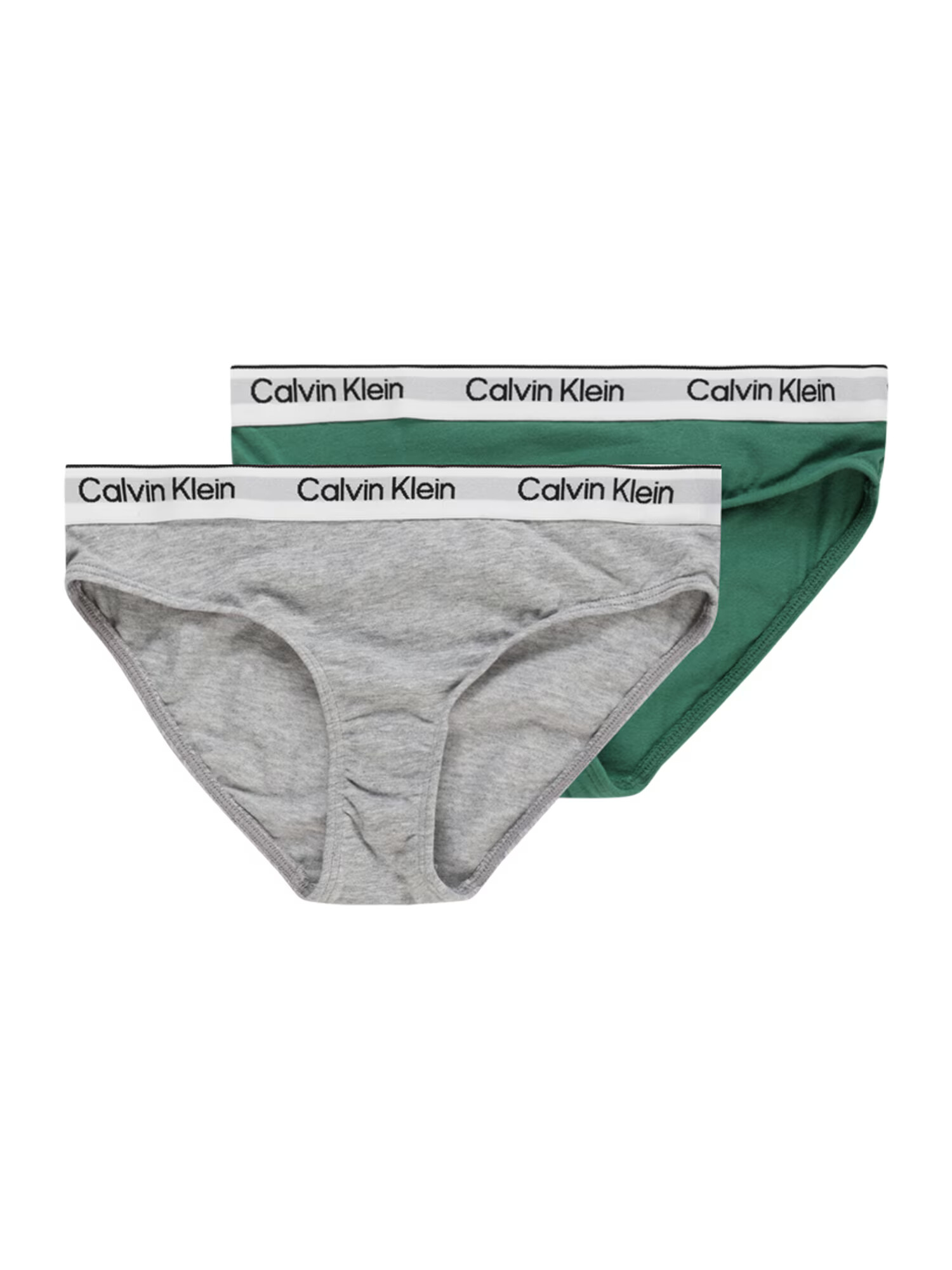 Calvin Klein Underwear Σλιπ γκρι μελανζέ / πράσινο / μαύρο / λευκό - Pepit.gr