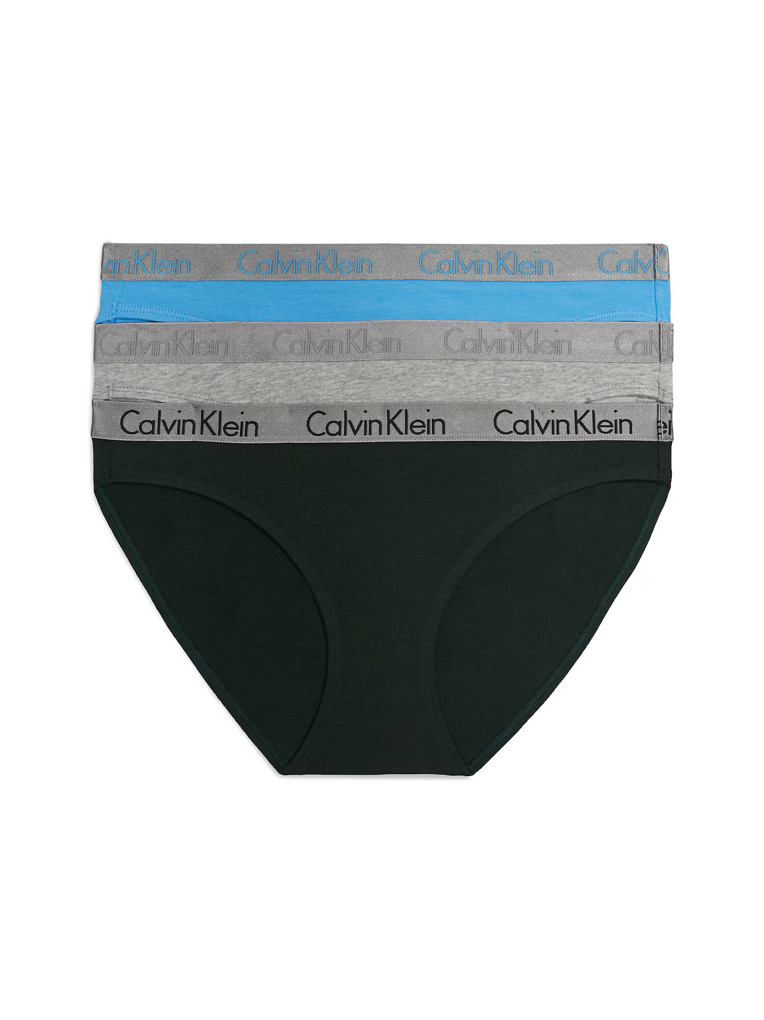 Calvin Klein Underwear Σλιπ τιρκουάζ / γκρι μελανζέ / μαύρο - Pepit.gr