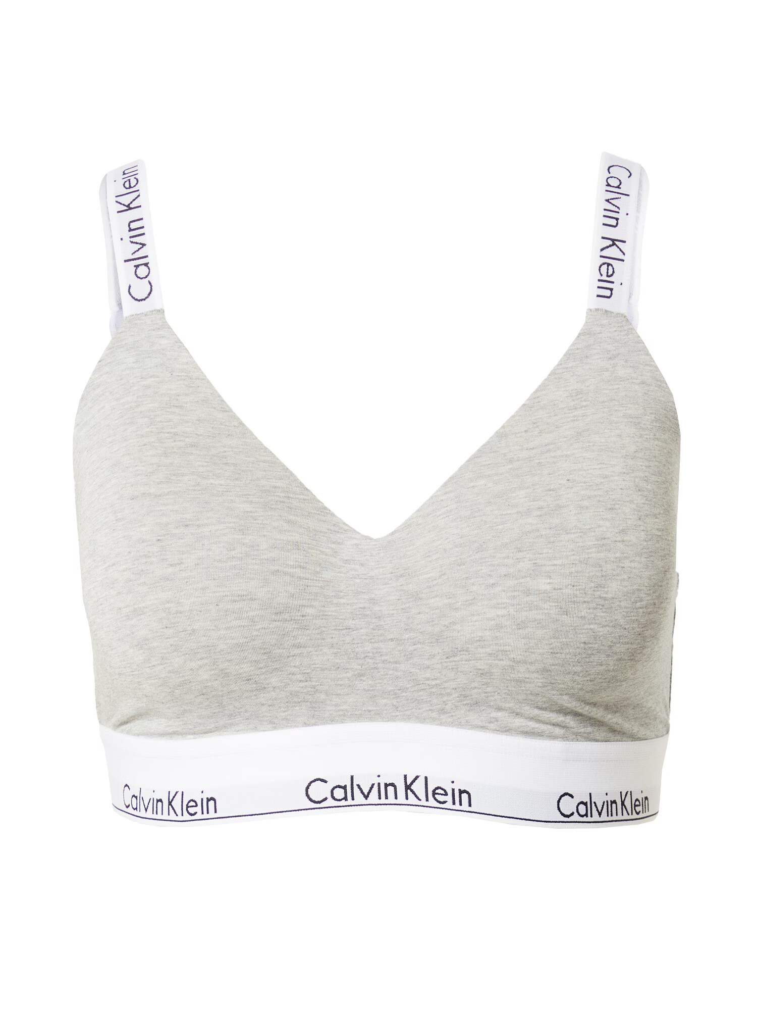 Calvin Klein Underwear Σουτιέν γκρι μελανζέ / μαύρο / λευκό - Pepit.gr